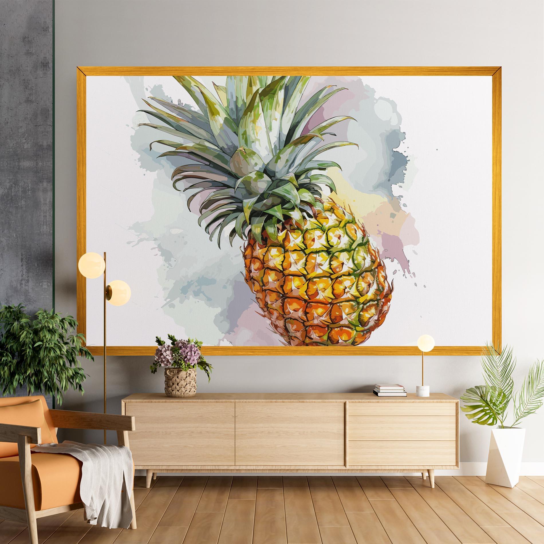 Vászonkép Artistic Pineapple mockup 9