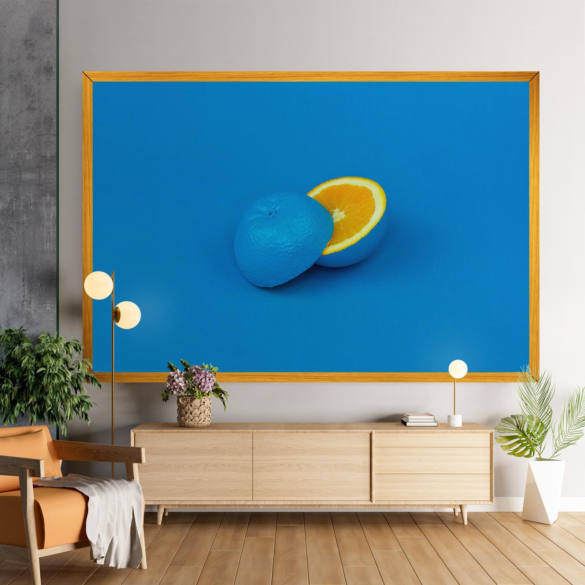 Vászonkép Blue Orange mockup 9