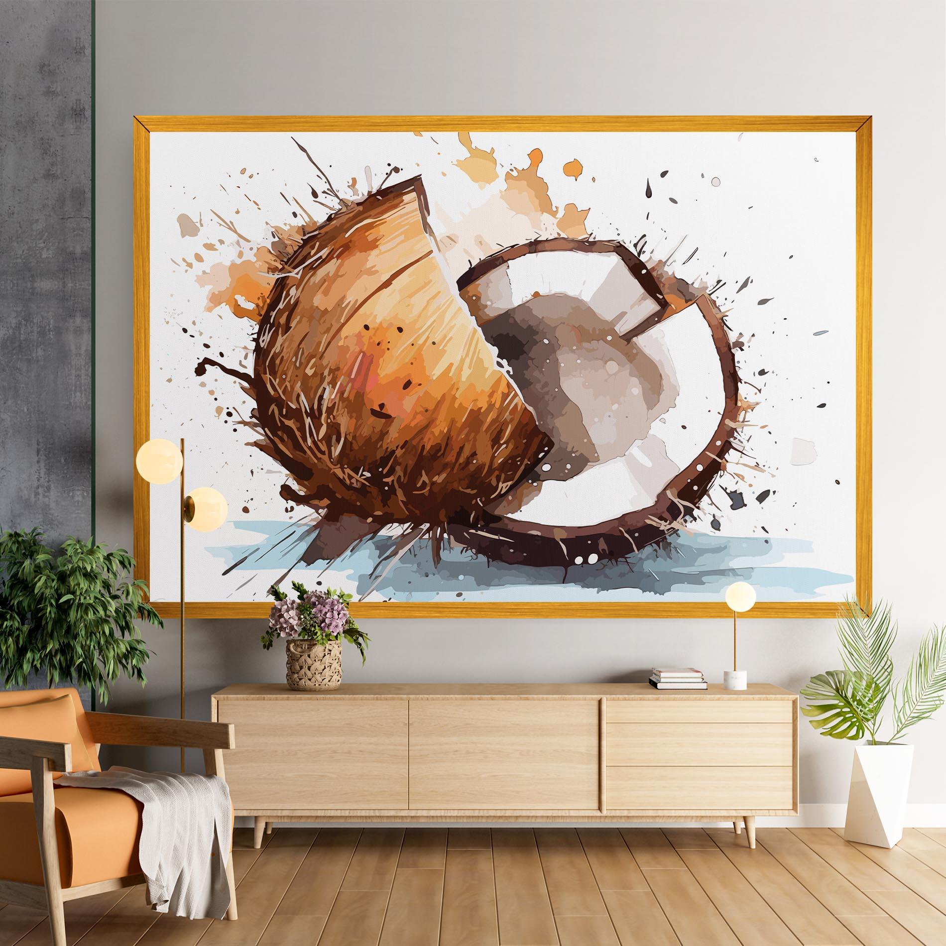 Vászonkép Coconut Art mockup 9