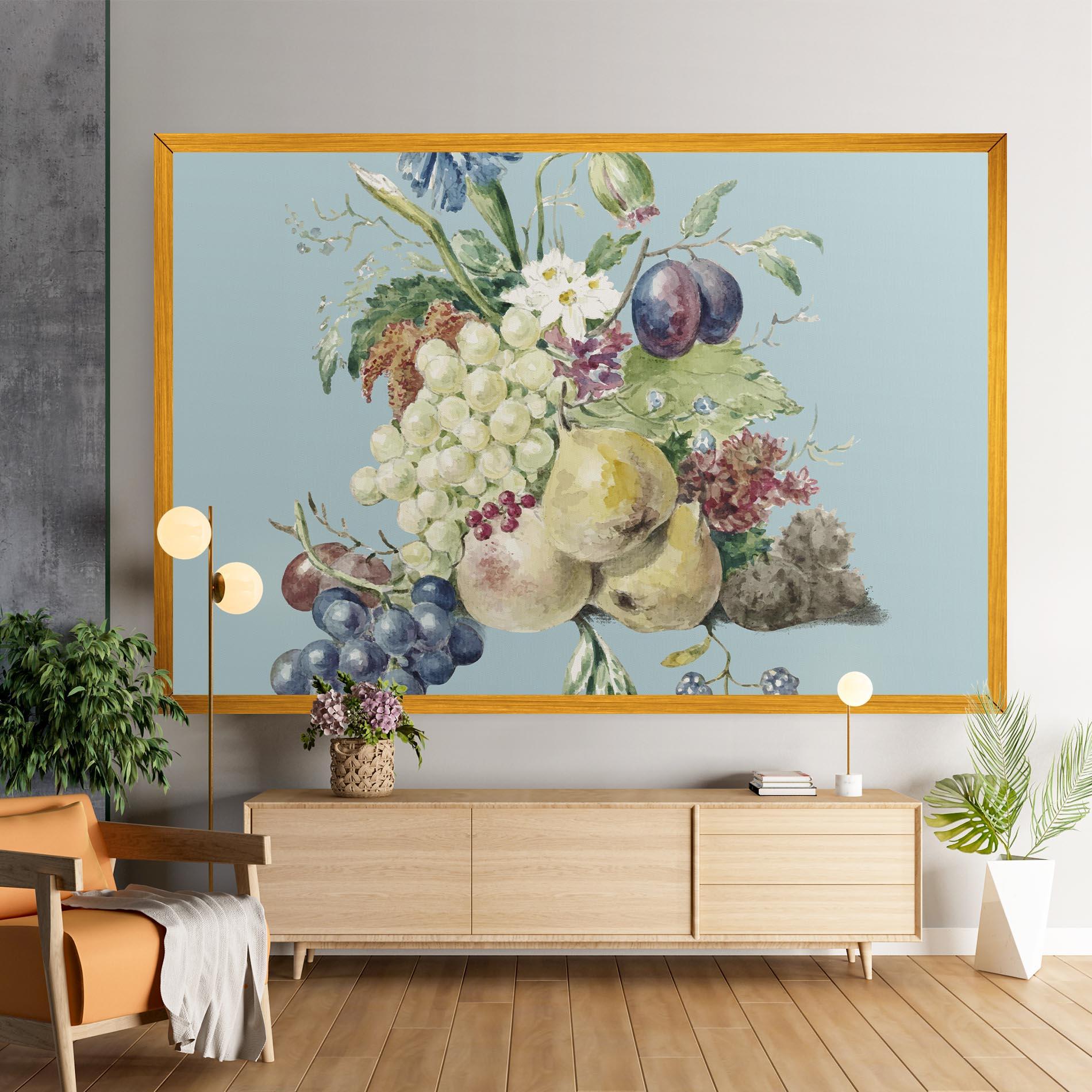 Vászonkép Fruit Paintig mockup 9
