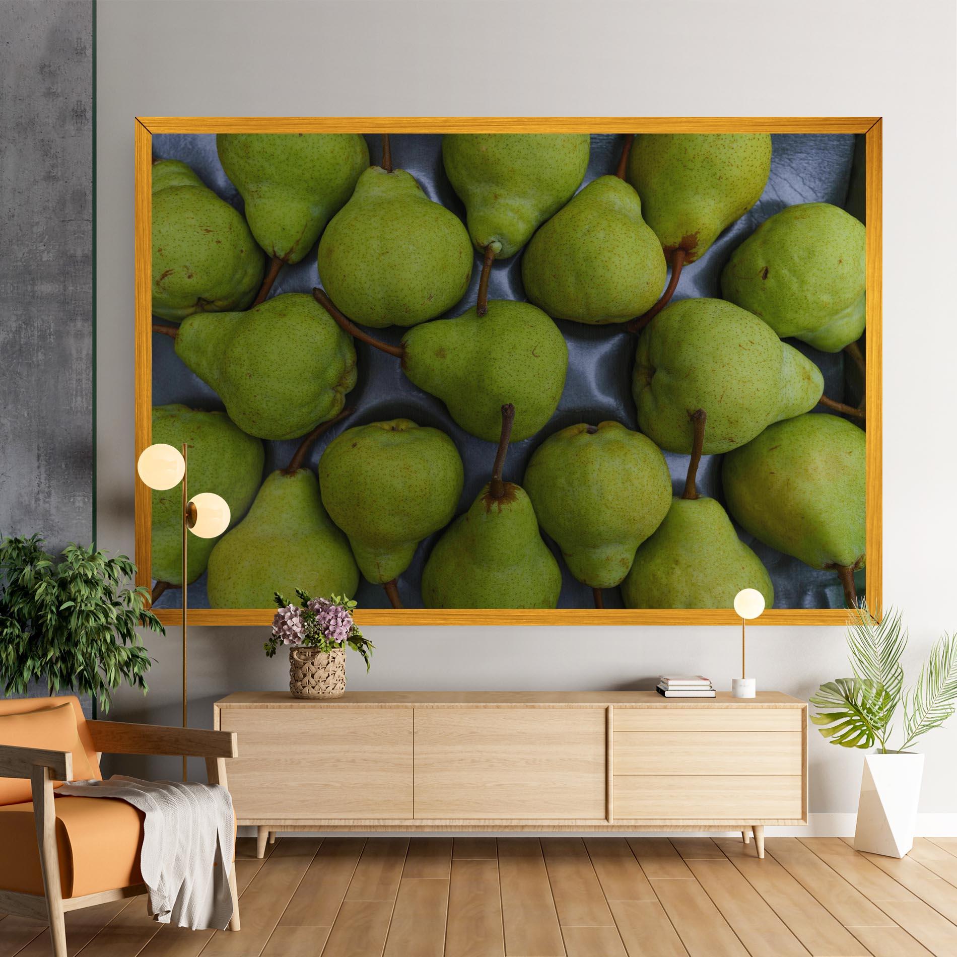 Vászonkép Green Pear mockup 9