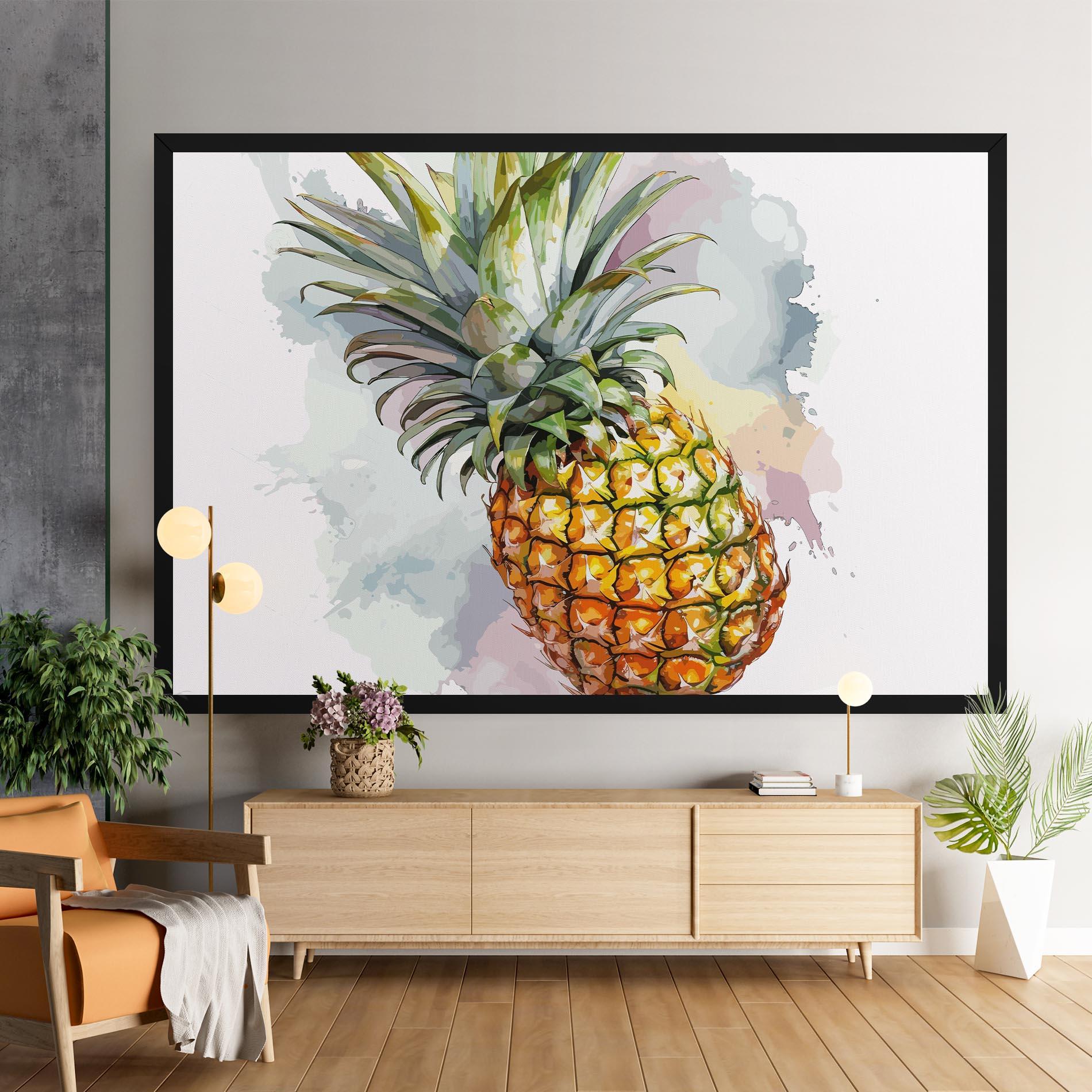 Vászonkép Artistic Pineapple mockup 9