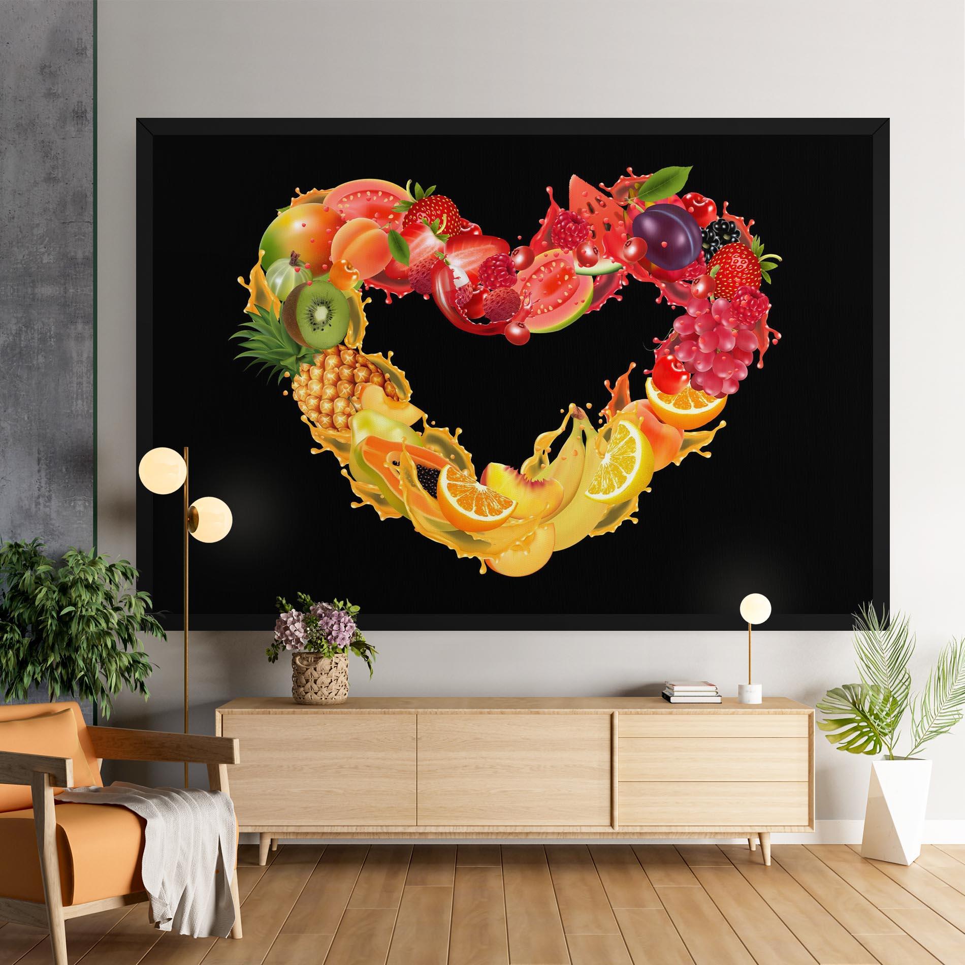 Vászonkép Juice Frame mockup 9