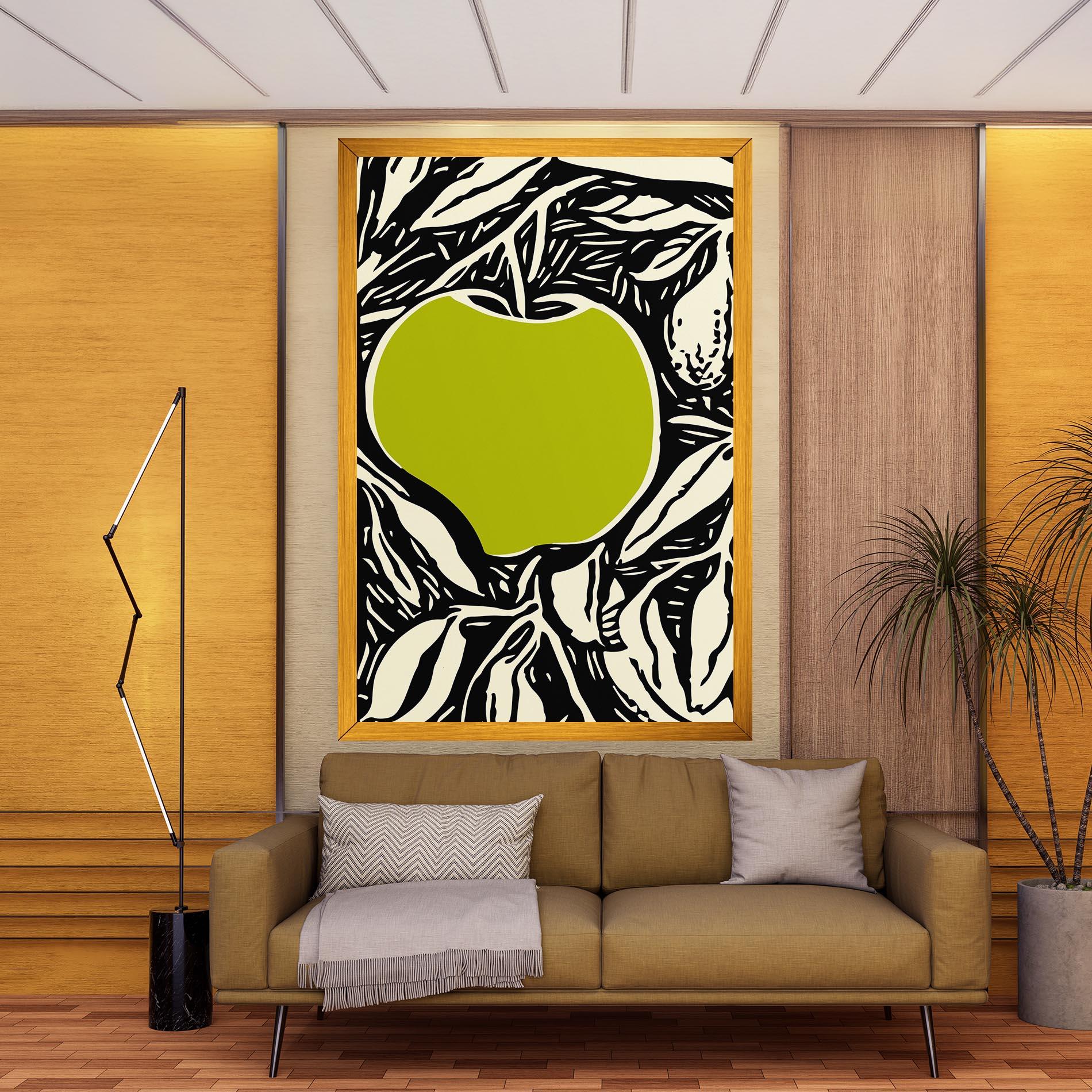 Vászonkép Green Apple mockup 9