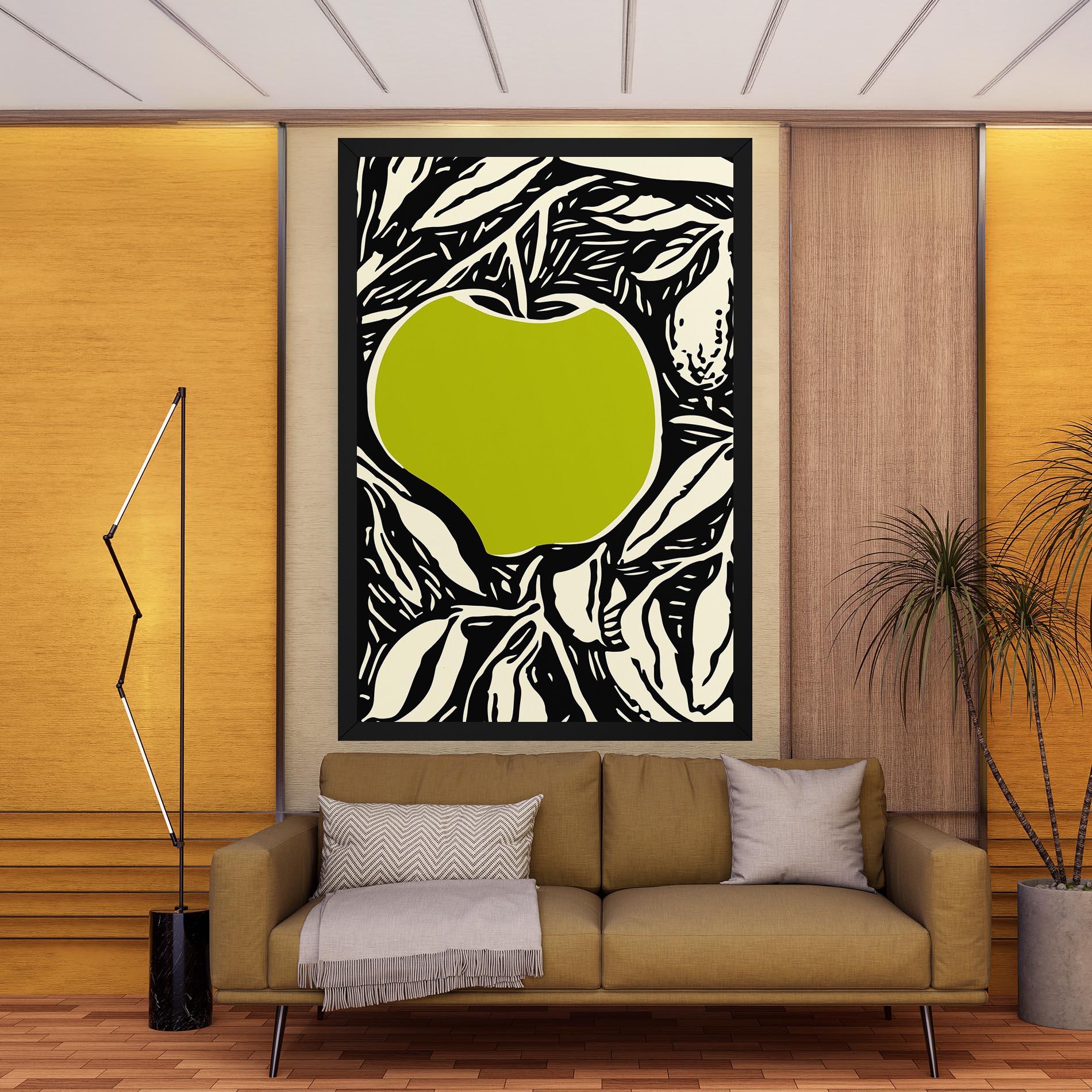 Vászonkép Green Apple mockup 9