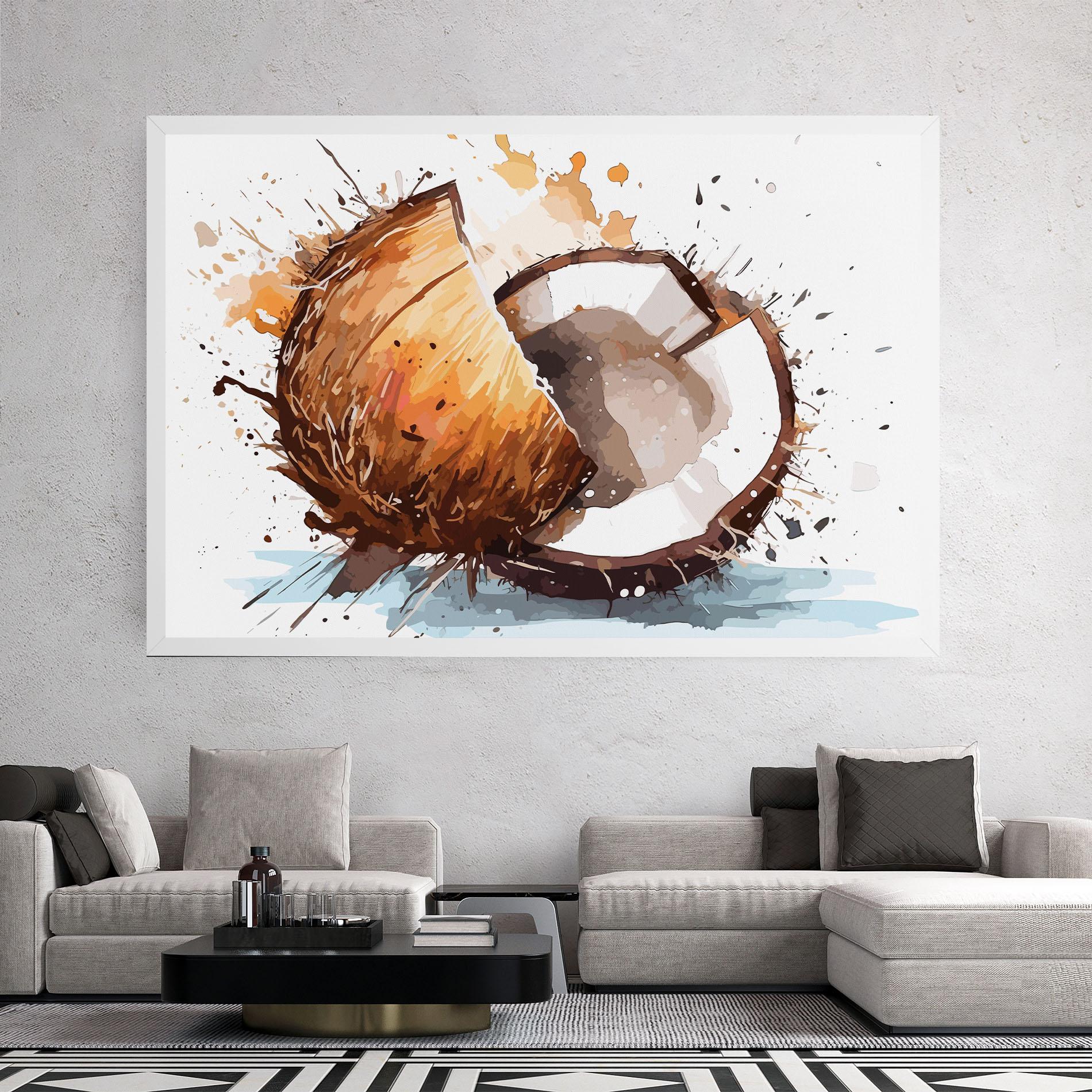 Vászonkép Coconut Art mockup 2