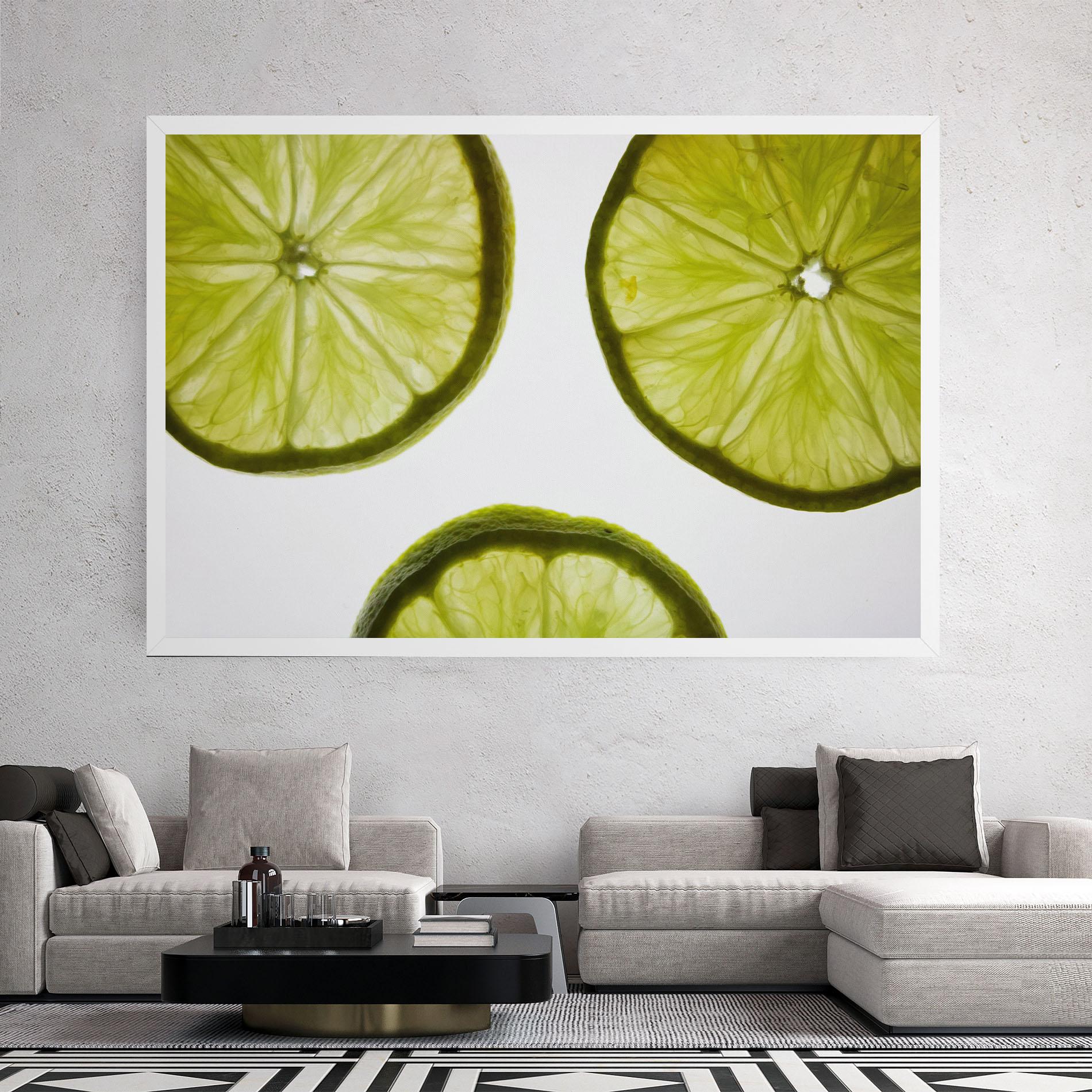 Vászonkép Lime Slice mockup 2