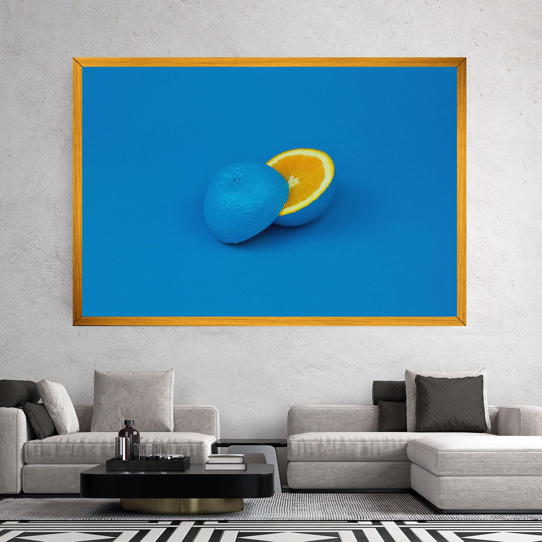 Vászonkép Blue Orange mockup 2