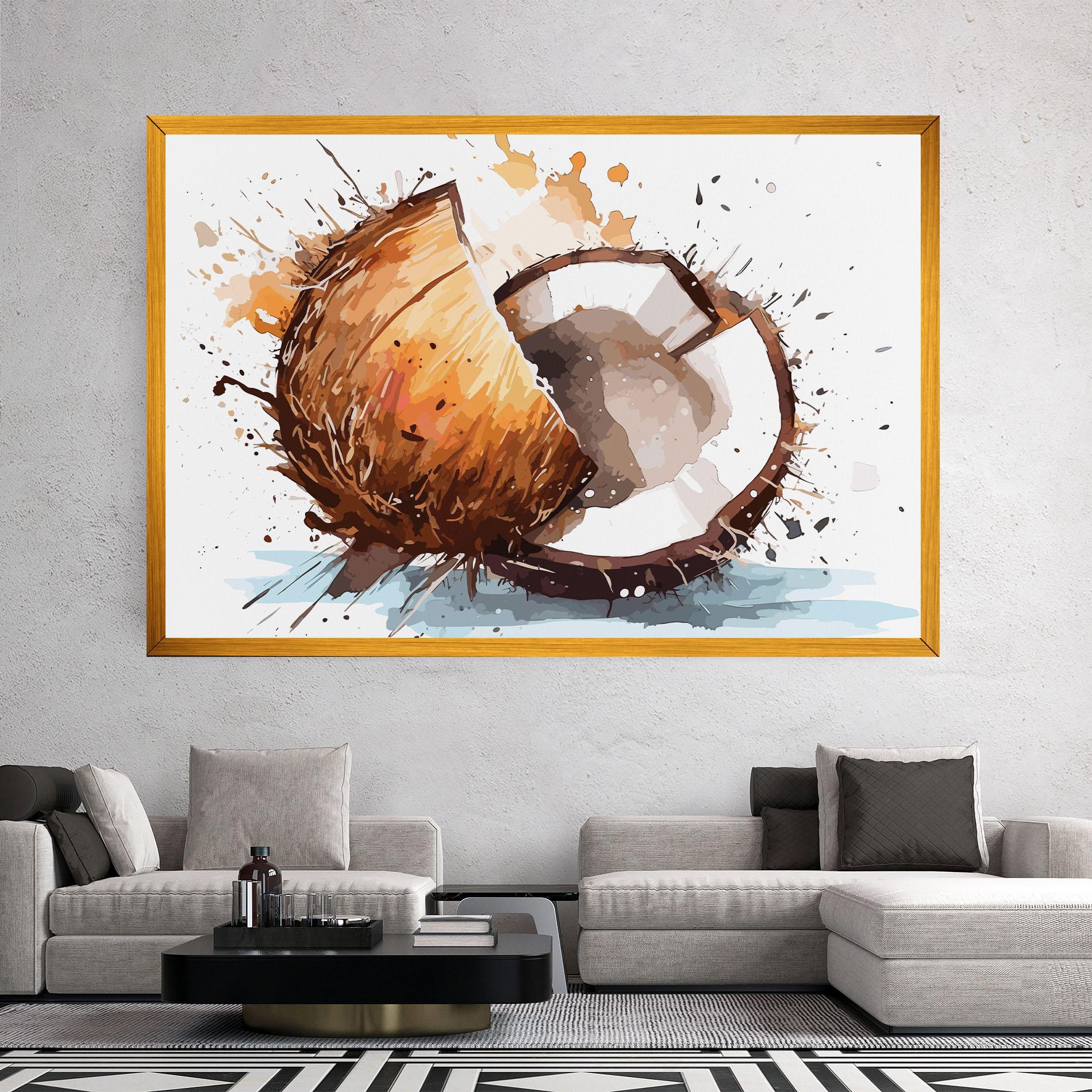 Vászonkép Coconut Art mockup 2
