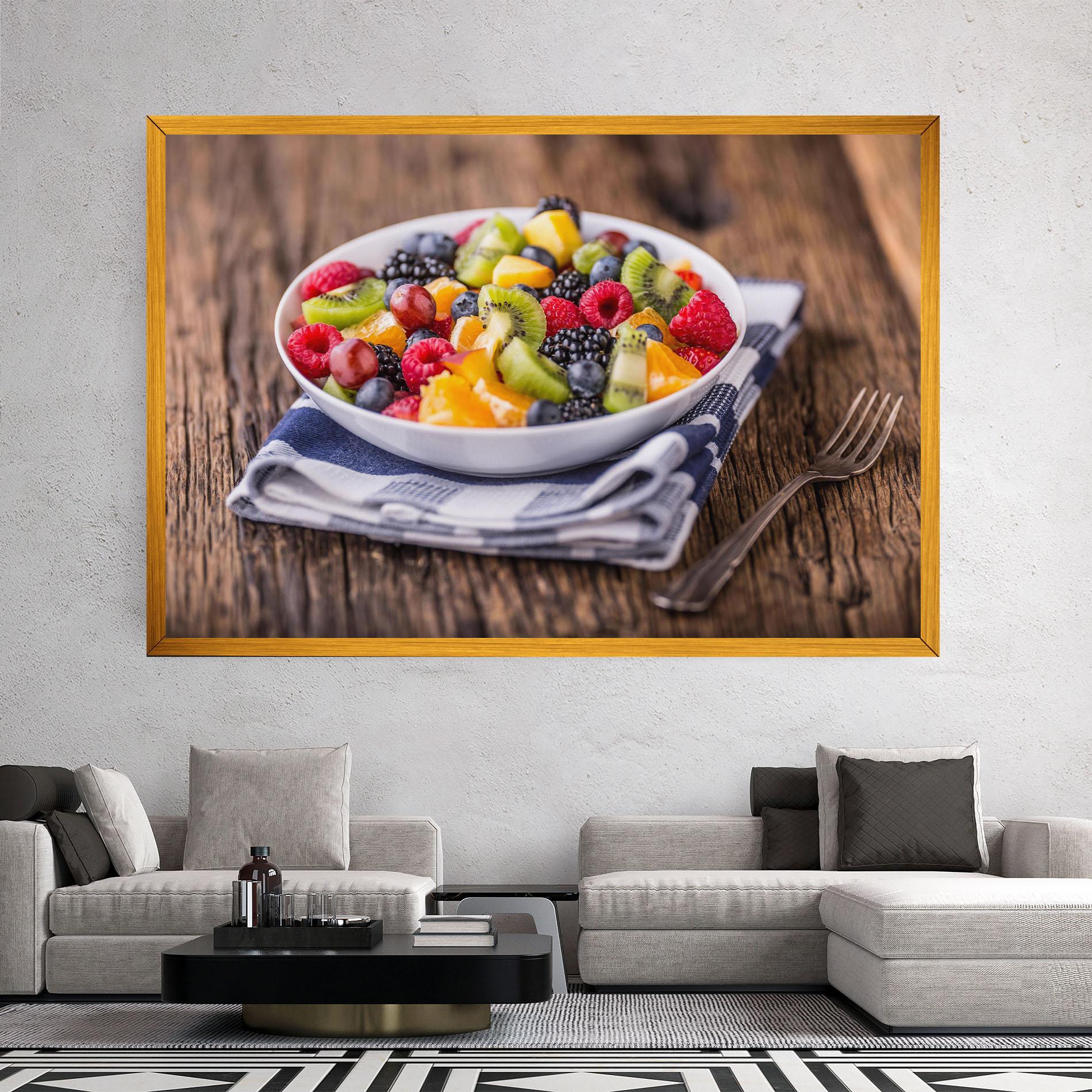Vászonkép Fruit Salad mockup 2