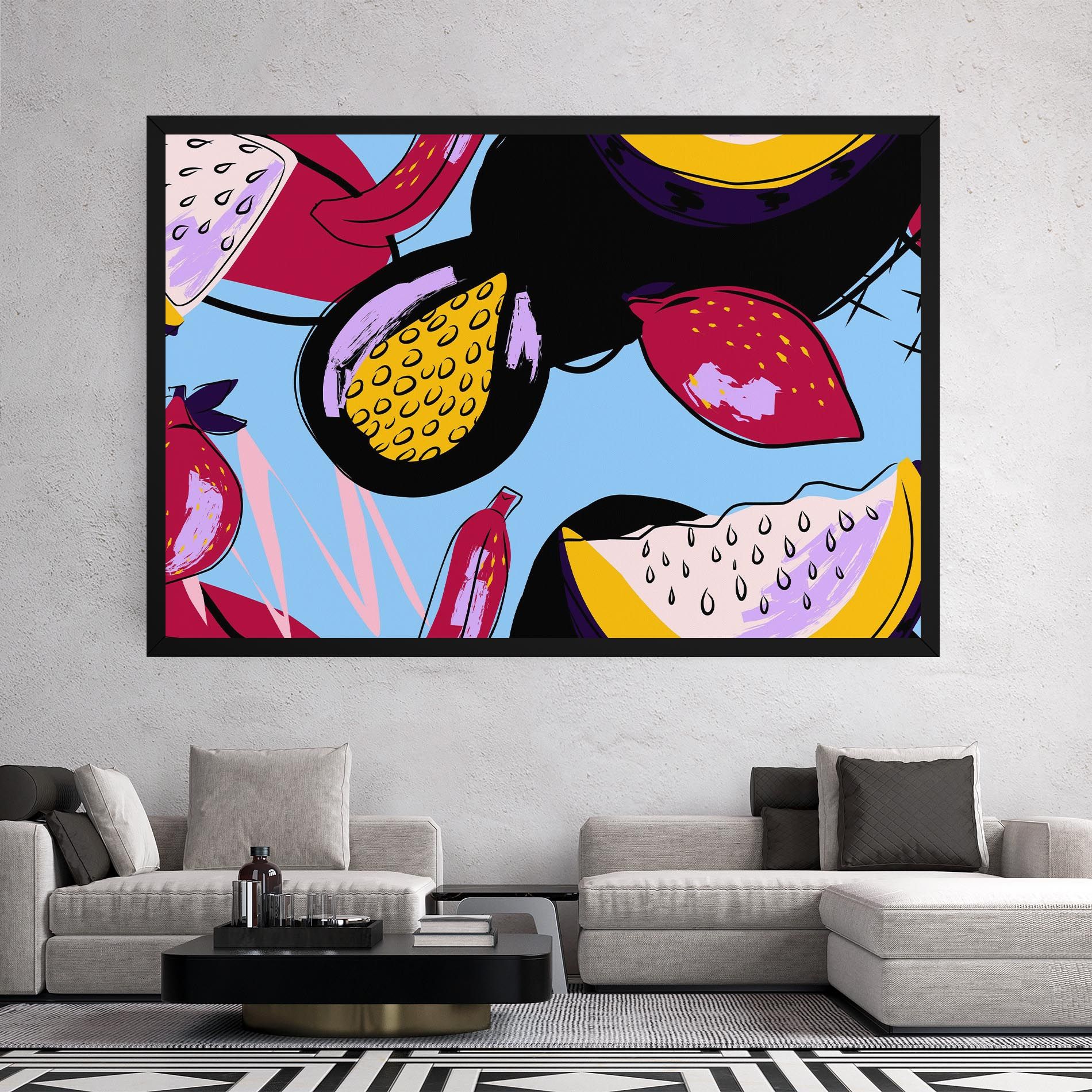 Colorful Fruits mockup 2