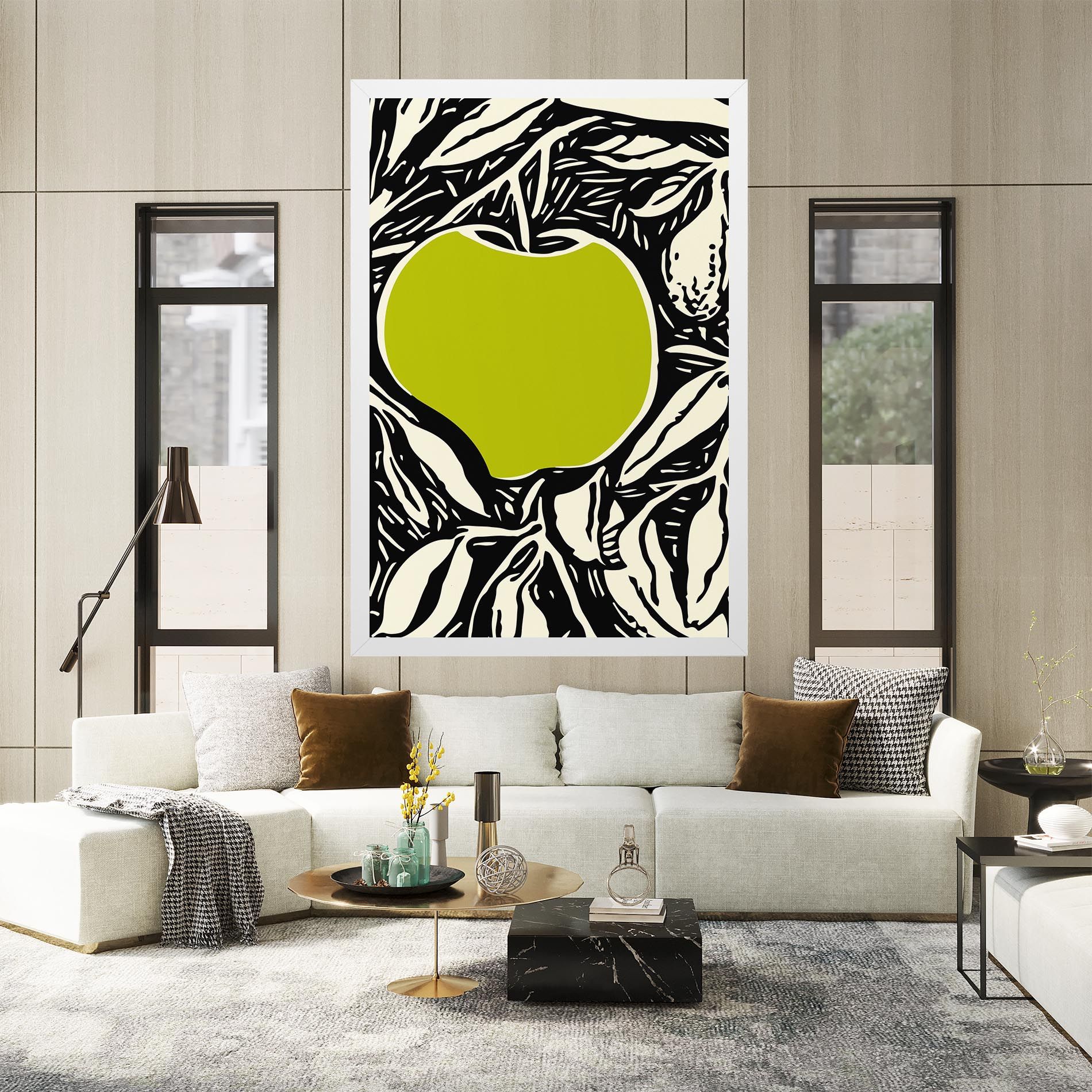 Green Apple mockup 2