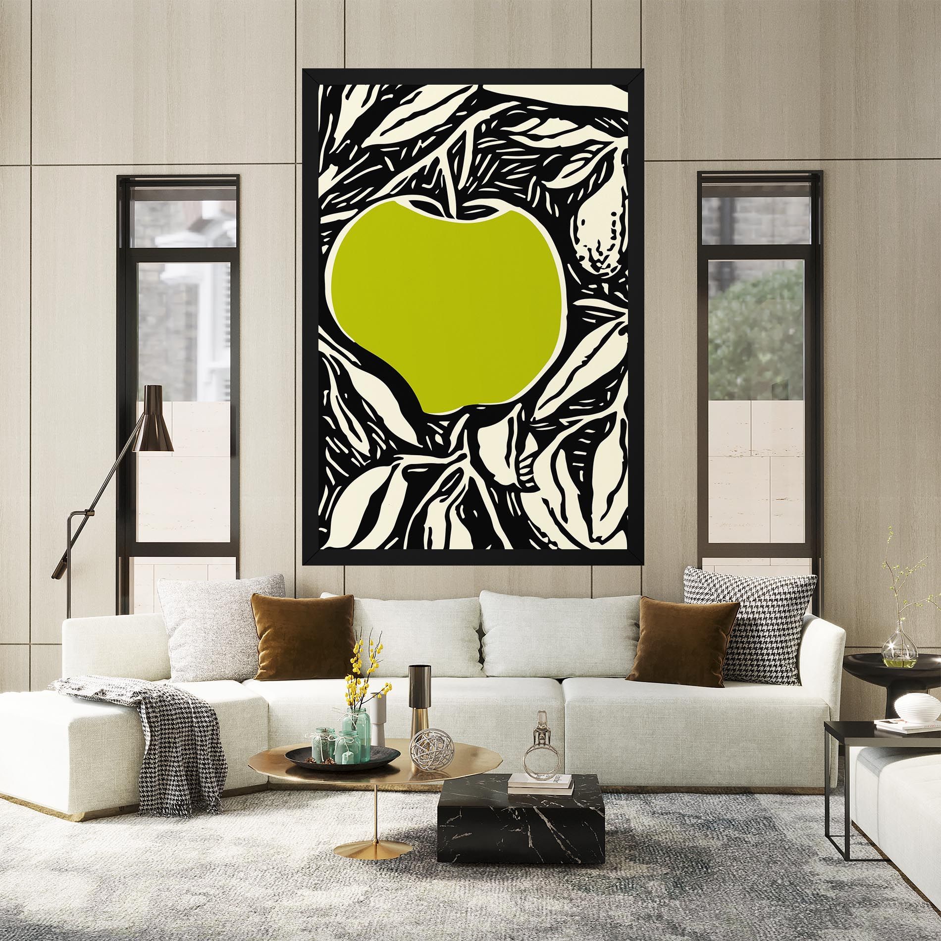 Green Apple mockup 2