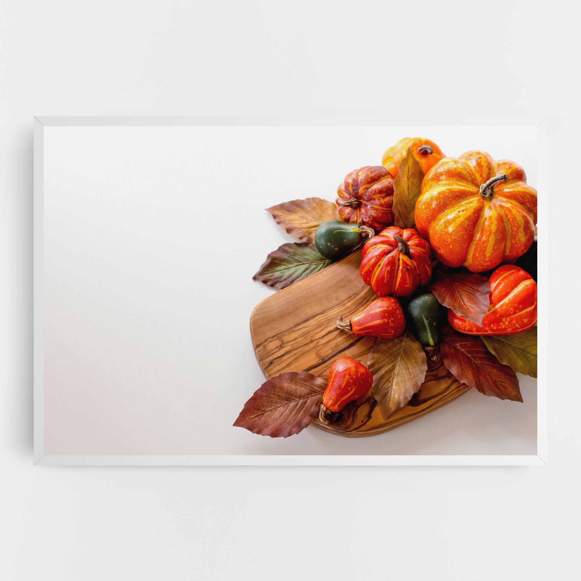 Vászonkép Autumn Pumpkins mockup 0