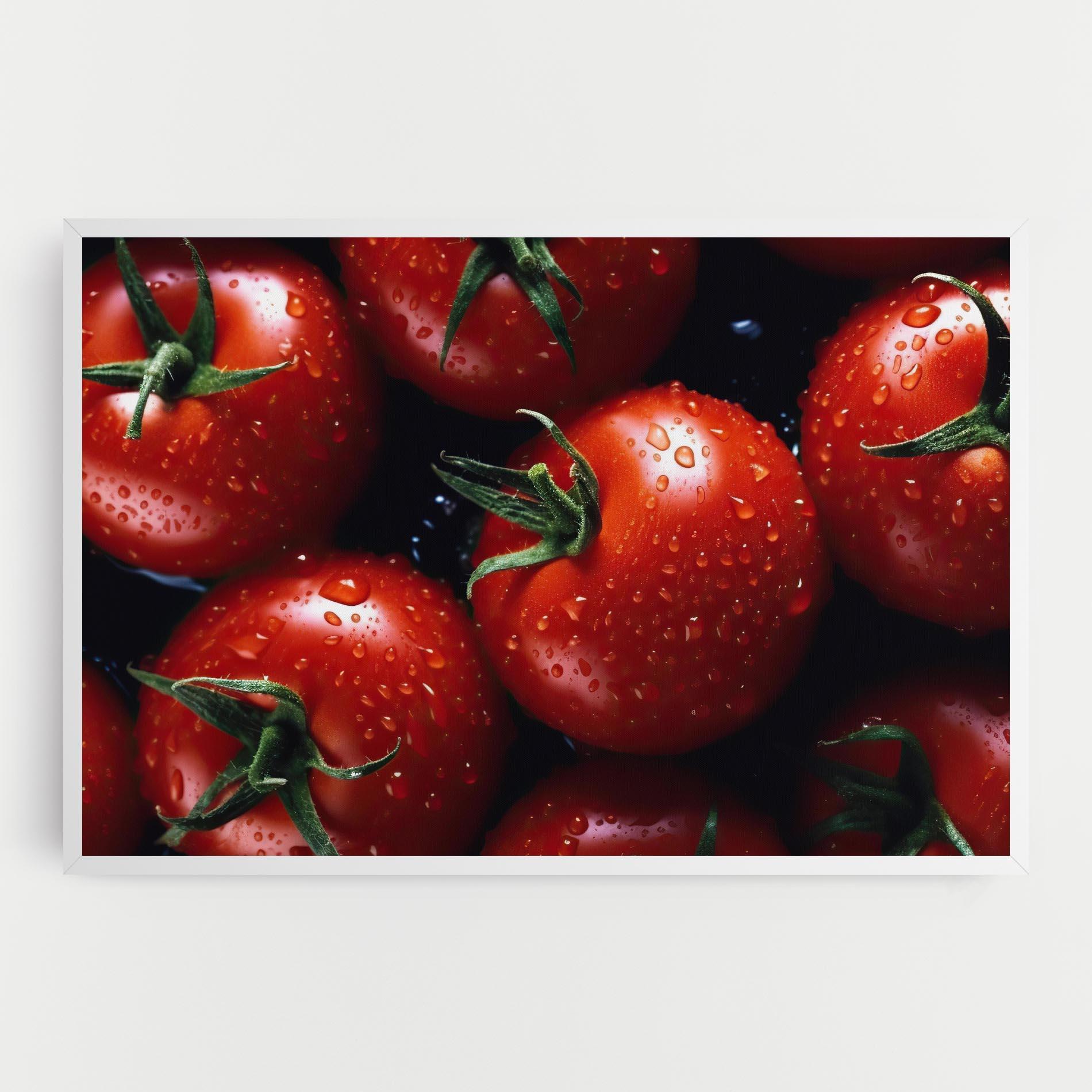 Vászonkép Red Wet Tomato mockup 0