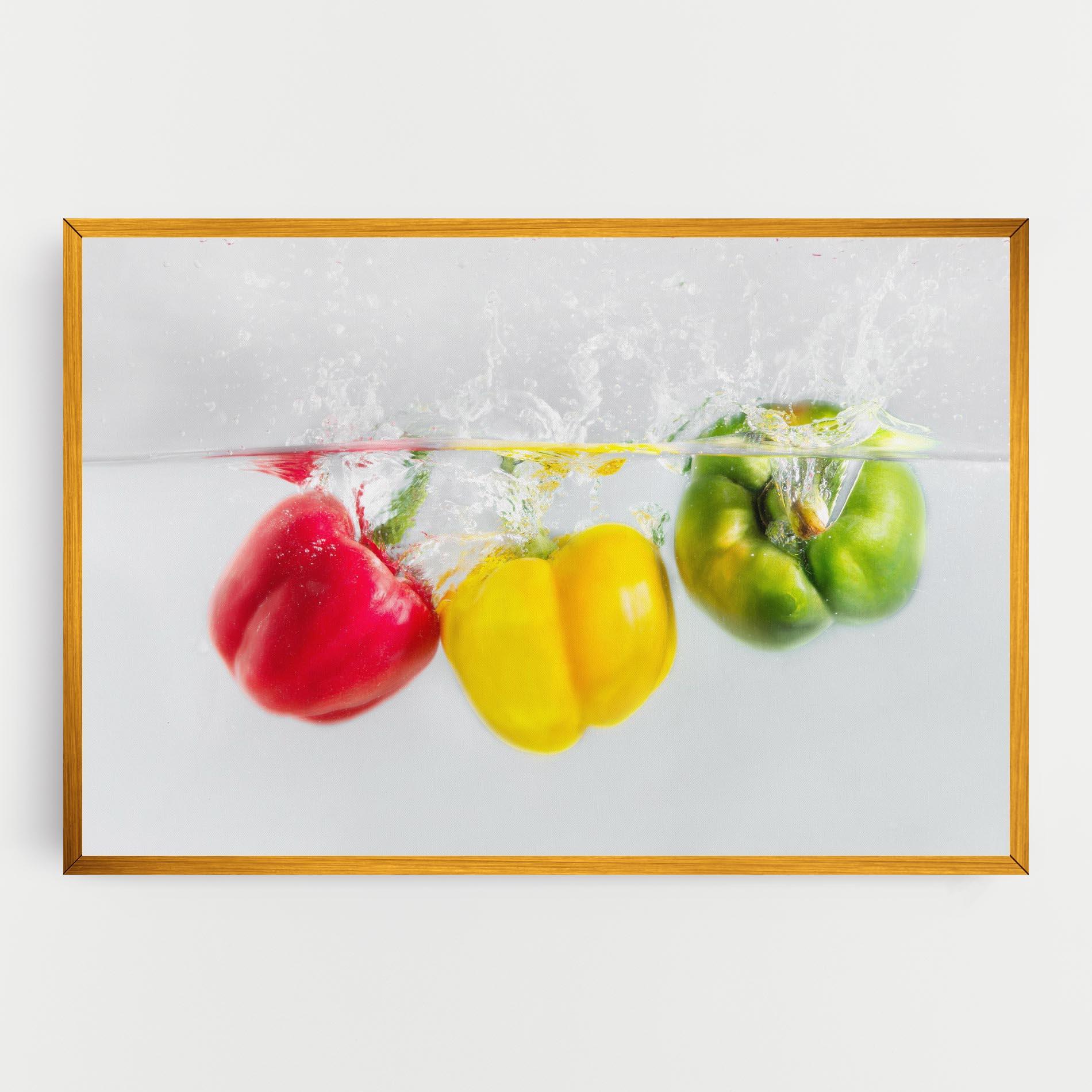 Vászonkép Colorful Bellpepper mockup 0