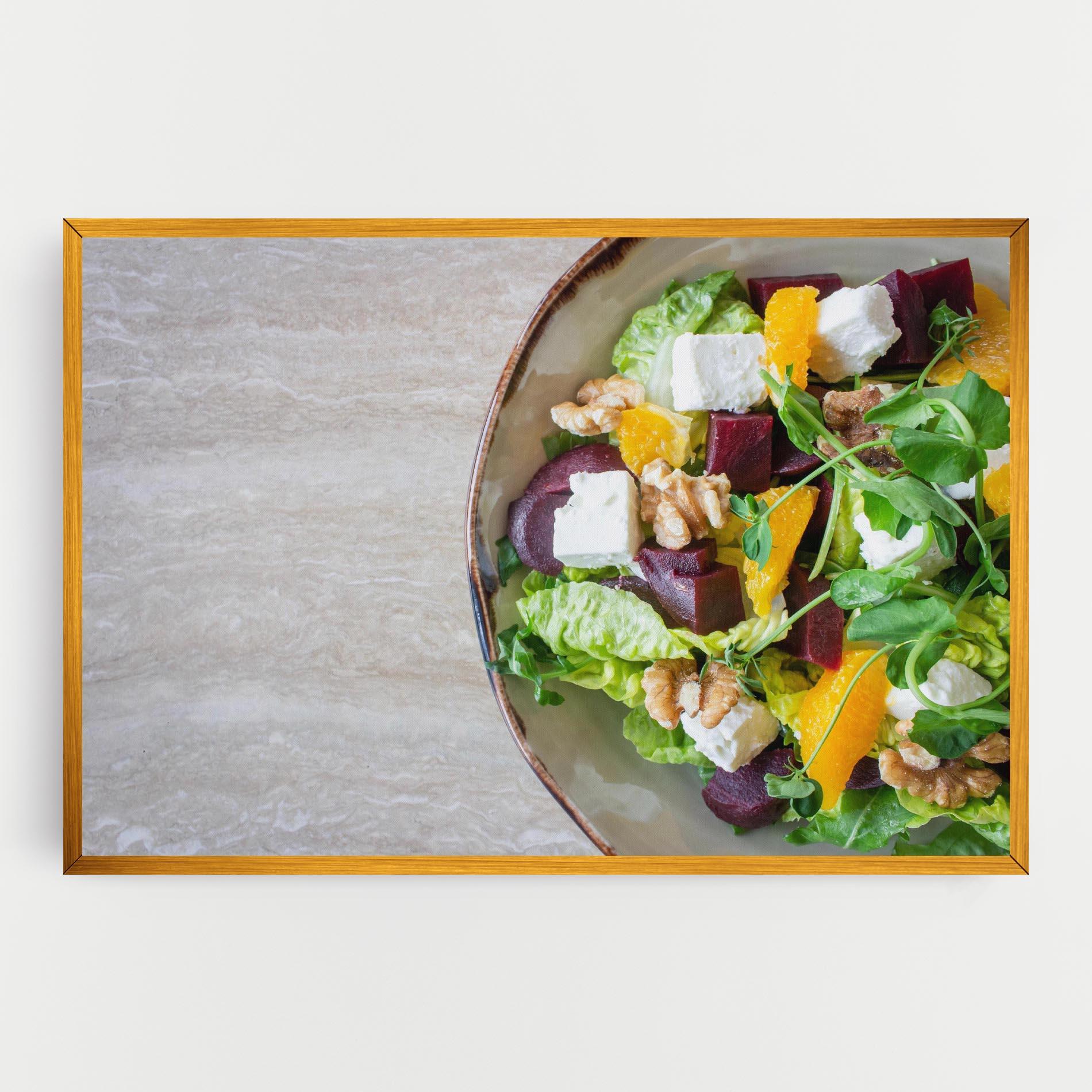 Vászonkép Delicious Salad mockup 0