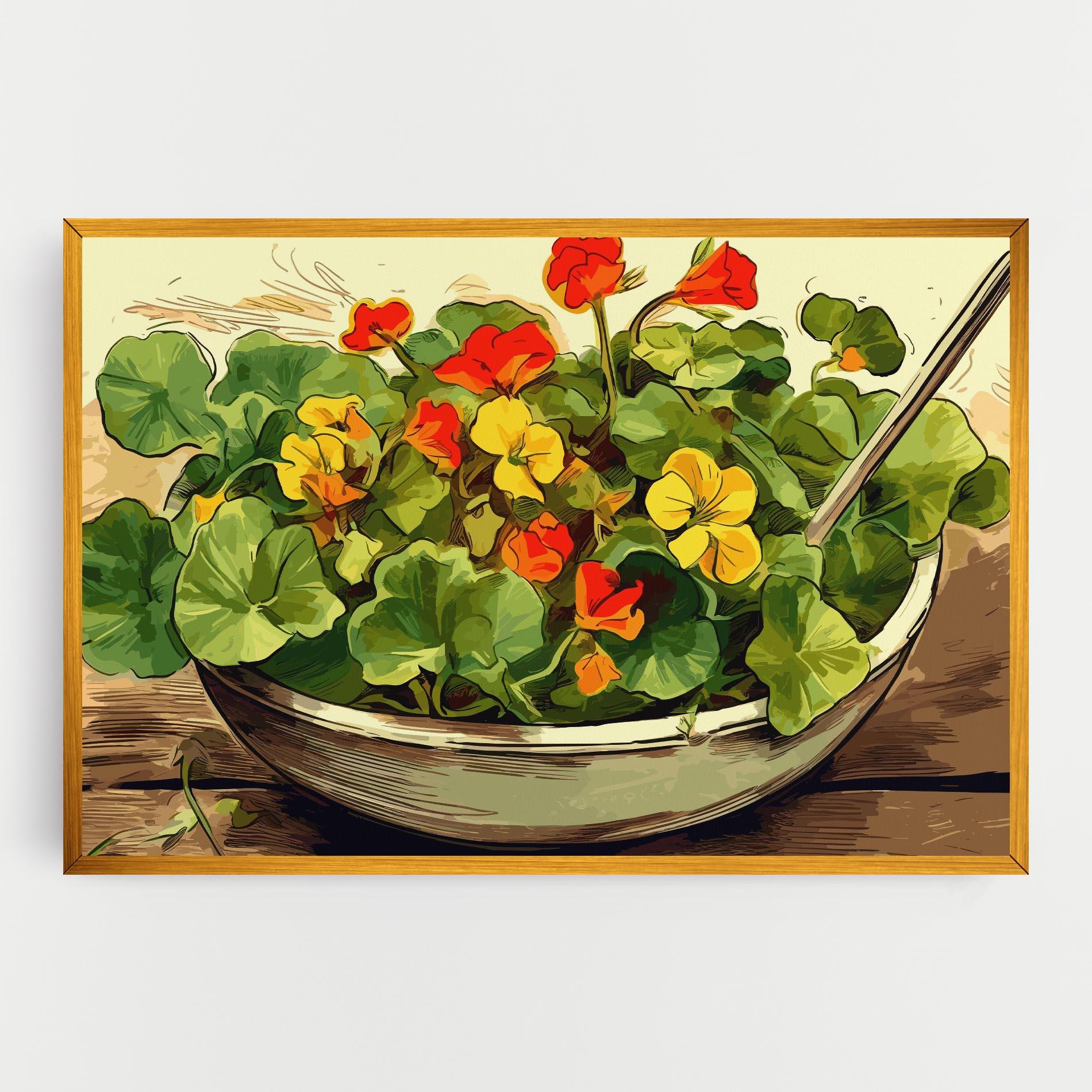 Vászonkép Flower Food mockup 0