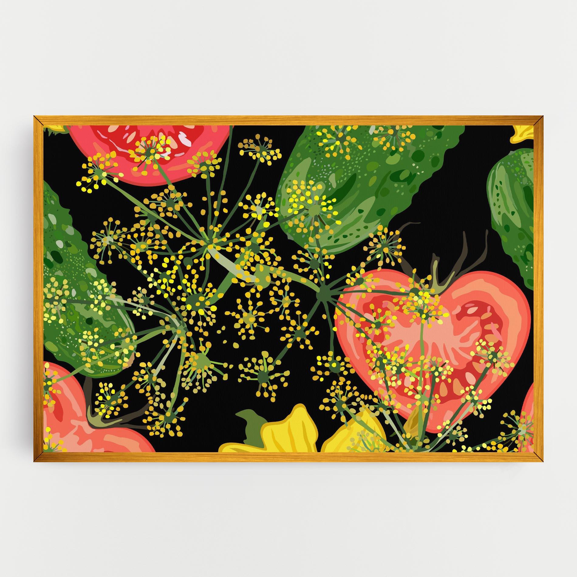 Vászonkép Heart Tomato mockup 0