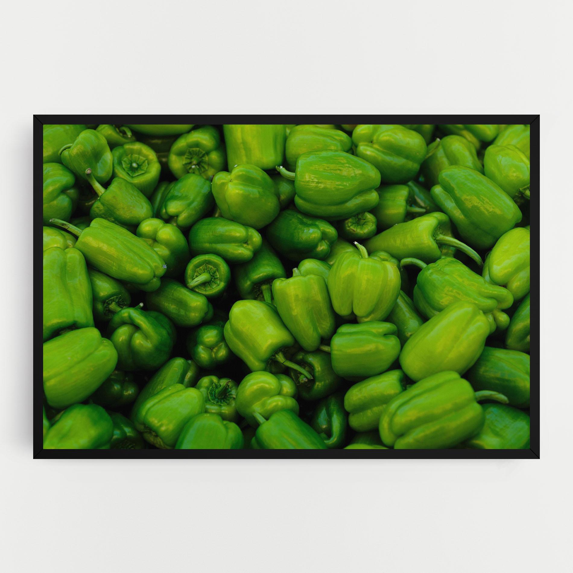 Vászonkép Green Bellpepper mockup 0