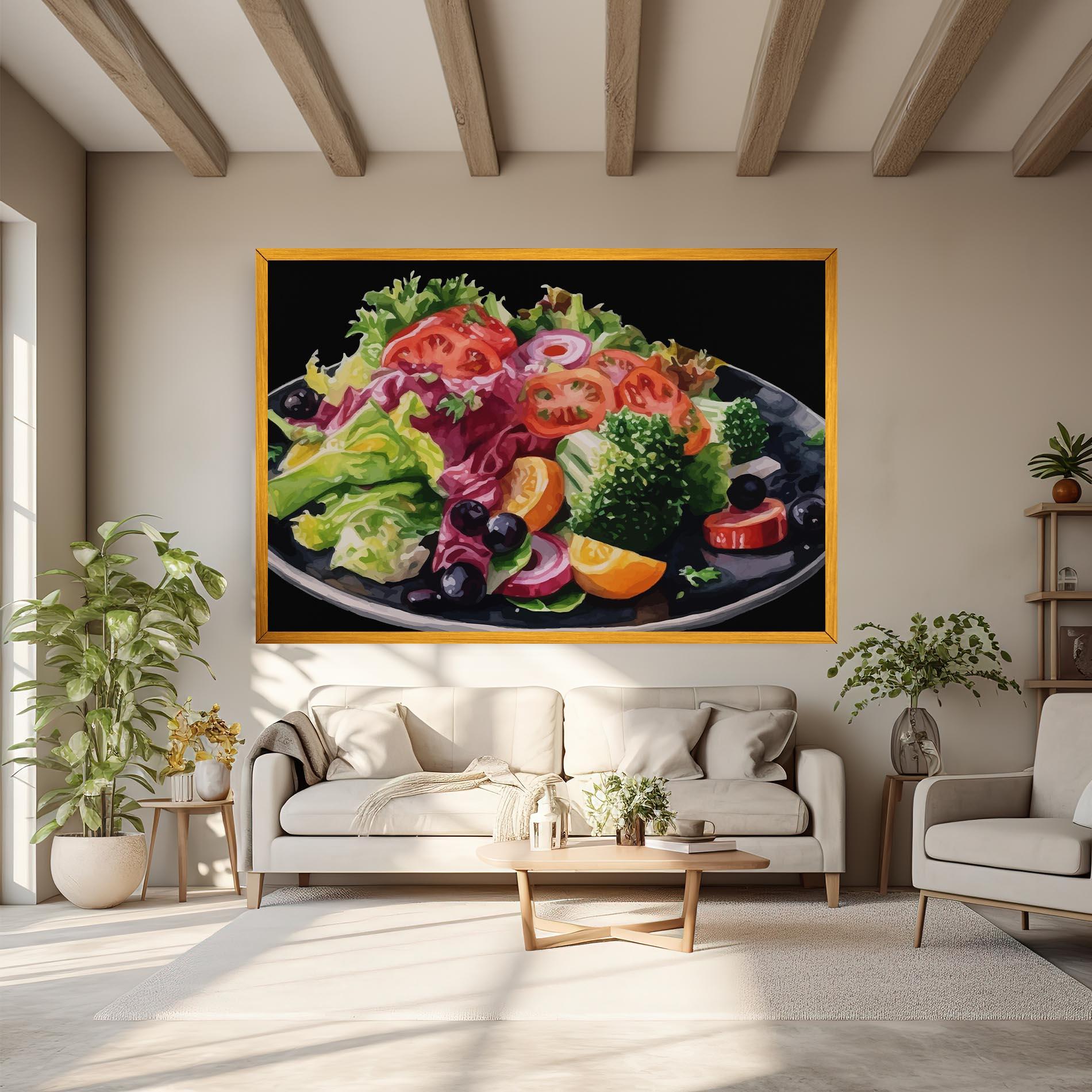 Vászonkép Healthy Tomato Food mockup 6