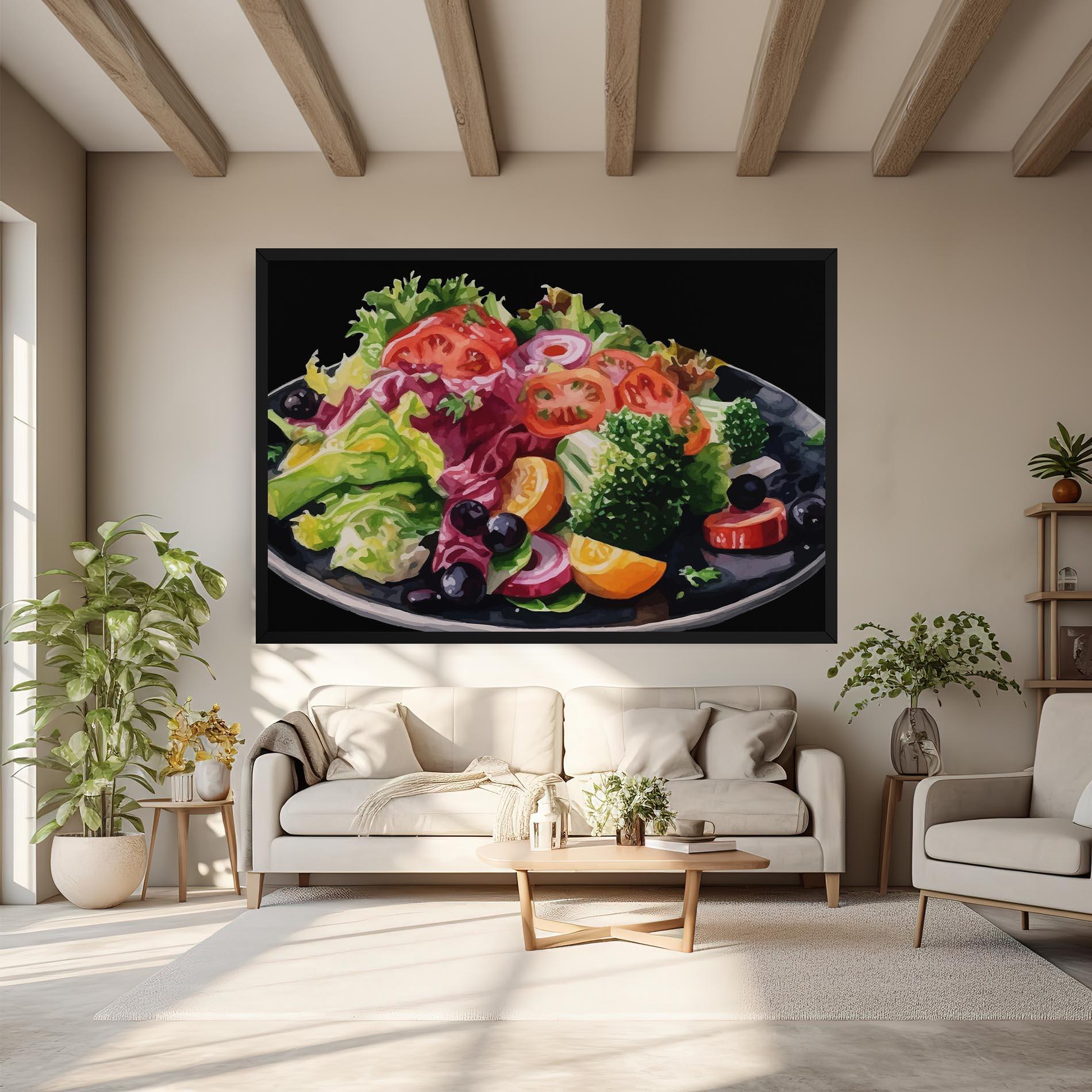 Vászonkép Healthy Tomato Food mockup 6