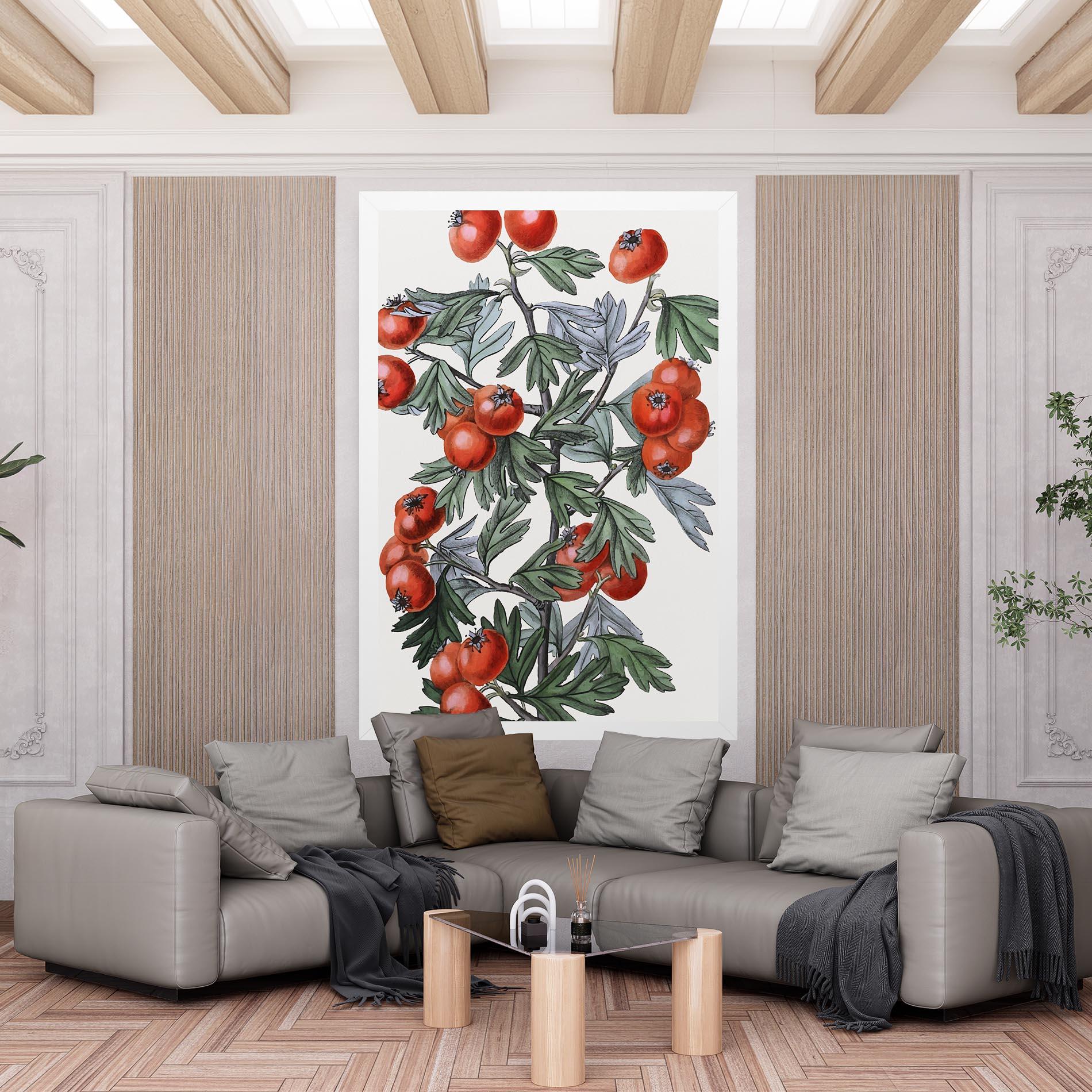 Vászonkép Cherry Drawing mockup 6