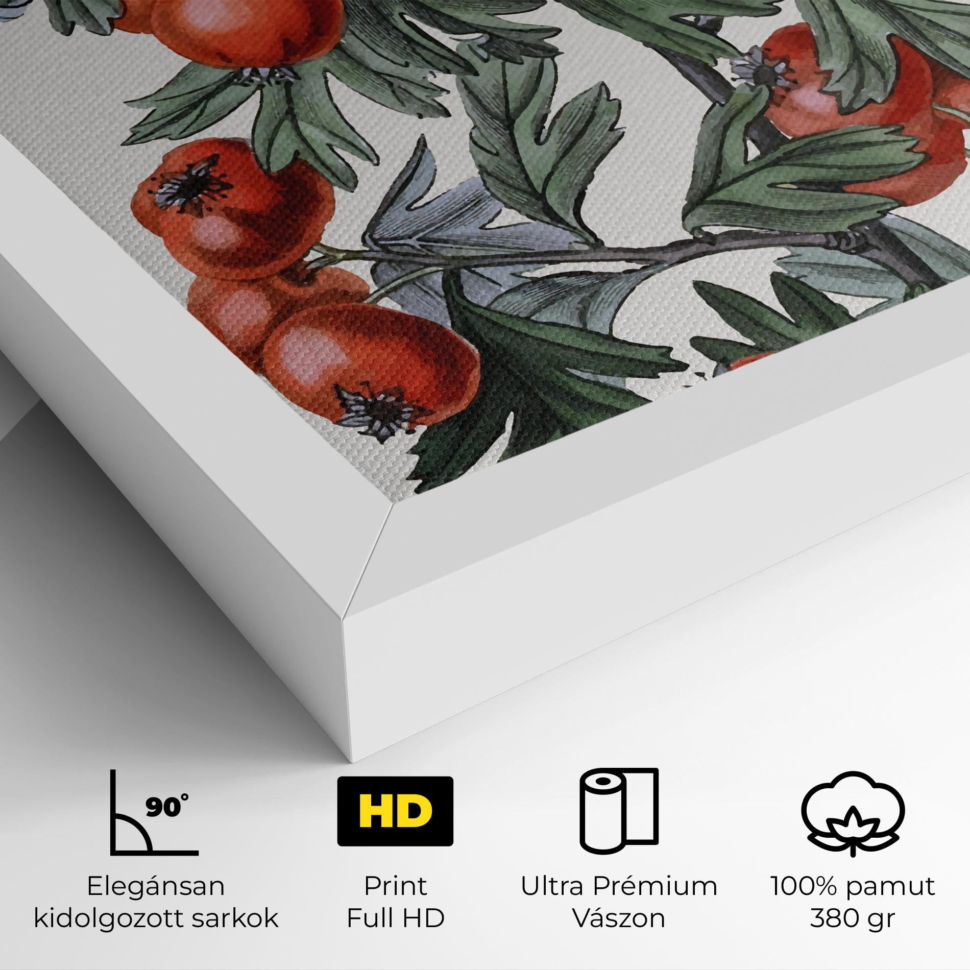 Vászonkép Cherry Drawing mockup 4