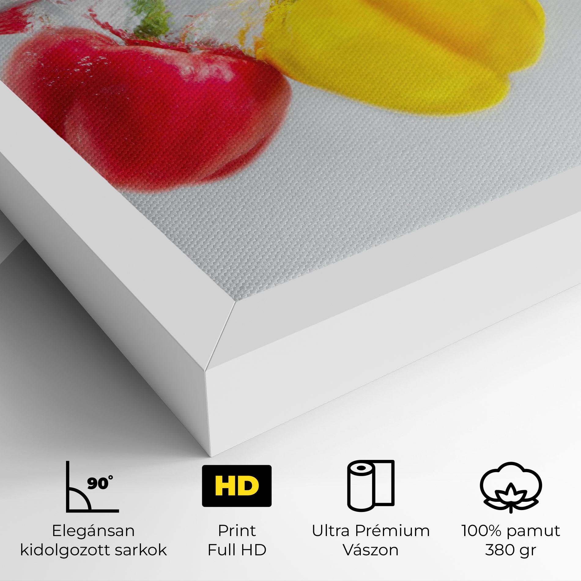 Vászonkép Colorful Bellpepper mockup 4