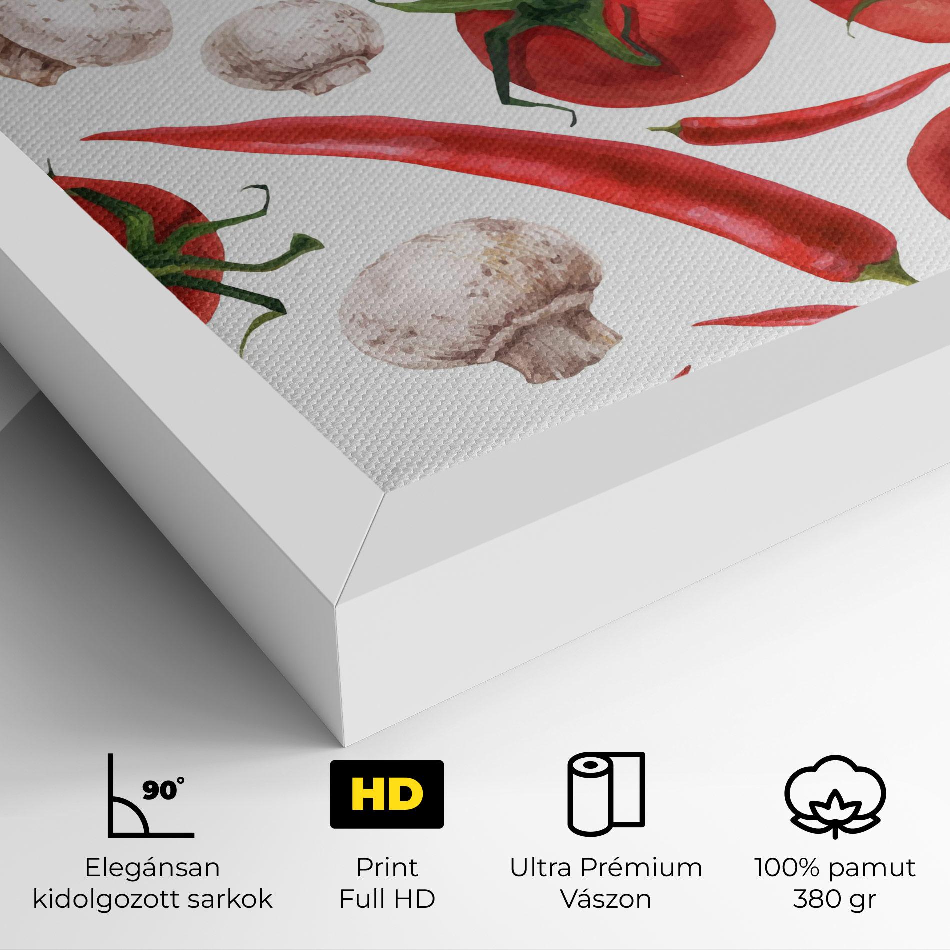 Vászonkép Floating Tomato mockup 4