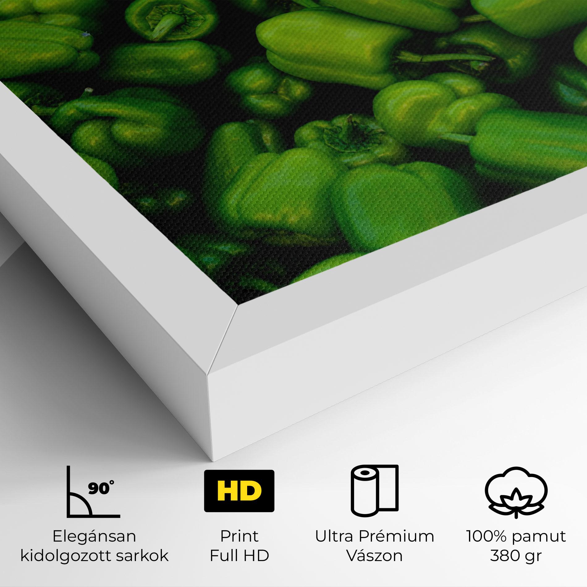 Vászonkép Green Bellpepper mockup 4