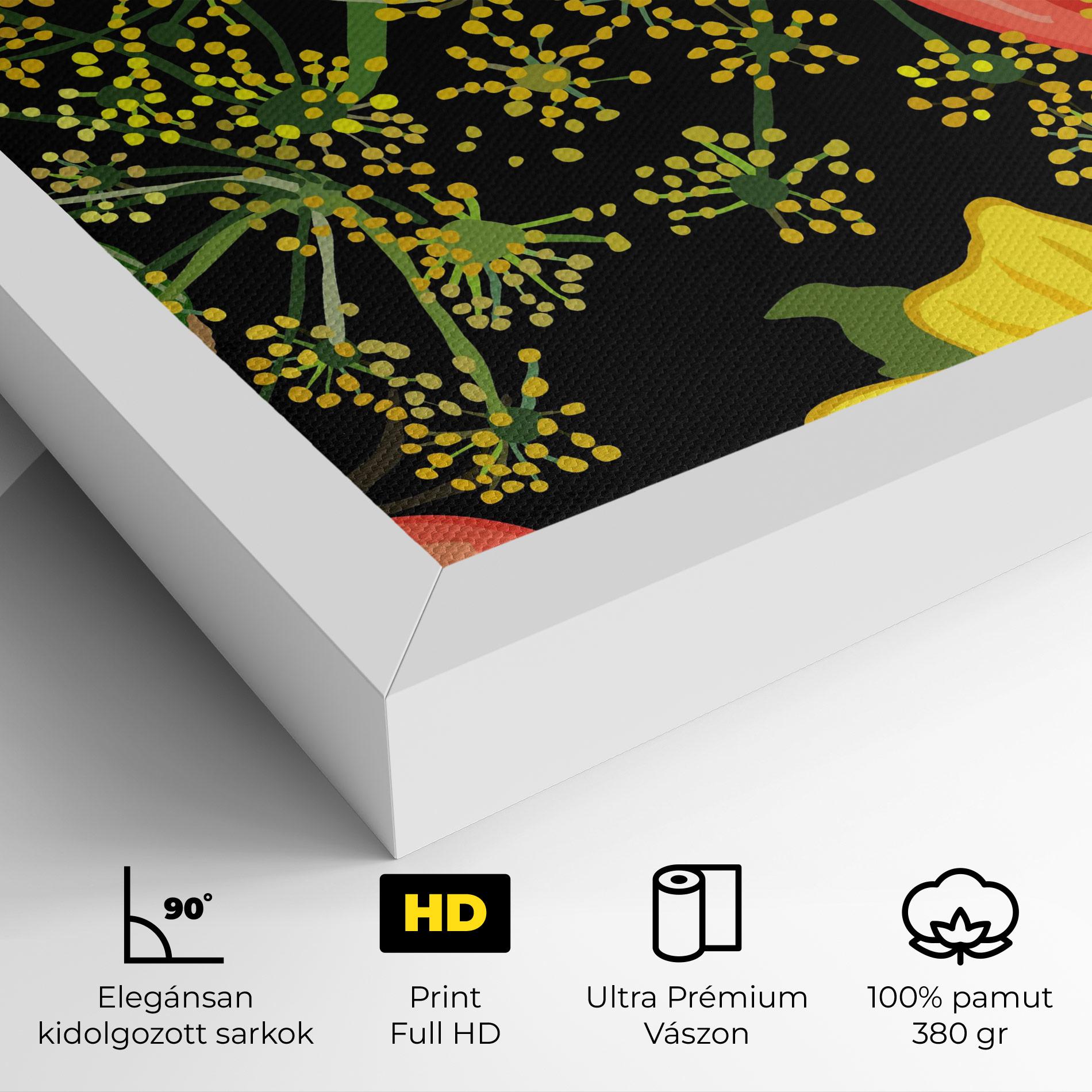 Vászonkép Heart Tomato mockup 4