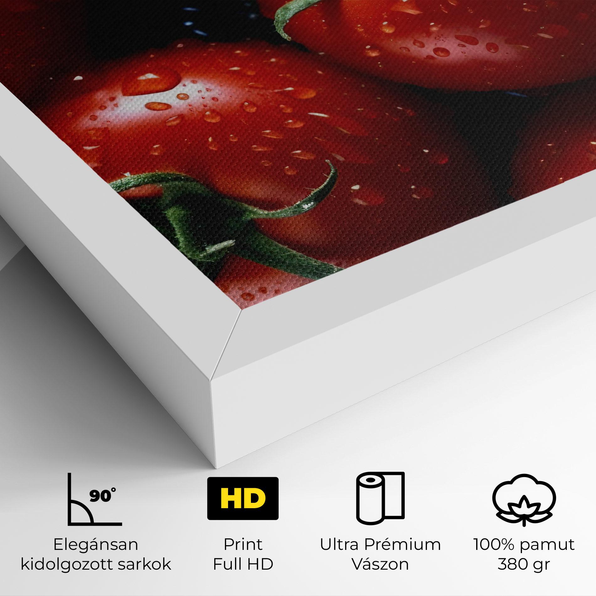Vászonkép Red Wet Tomato mockup 4