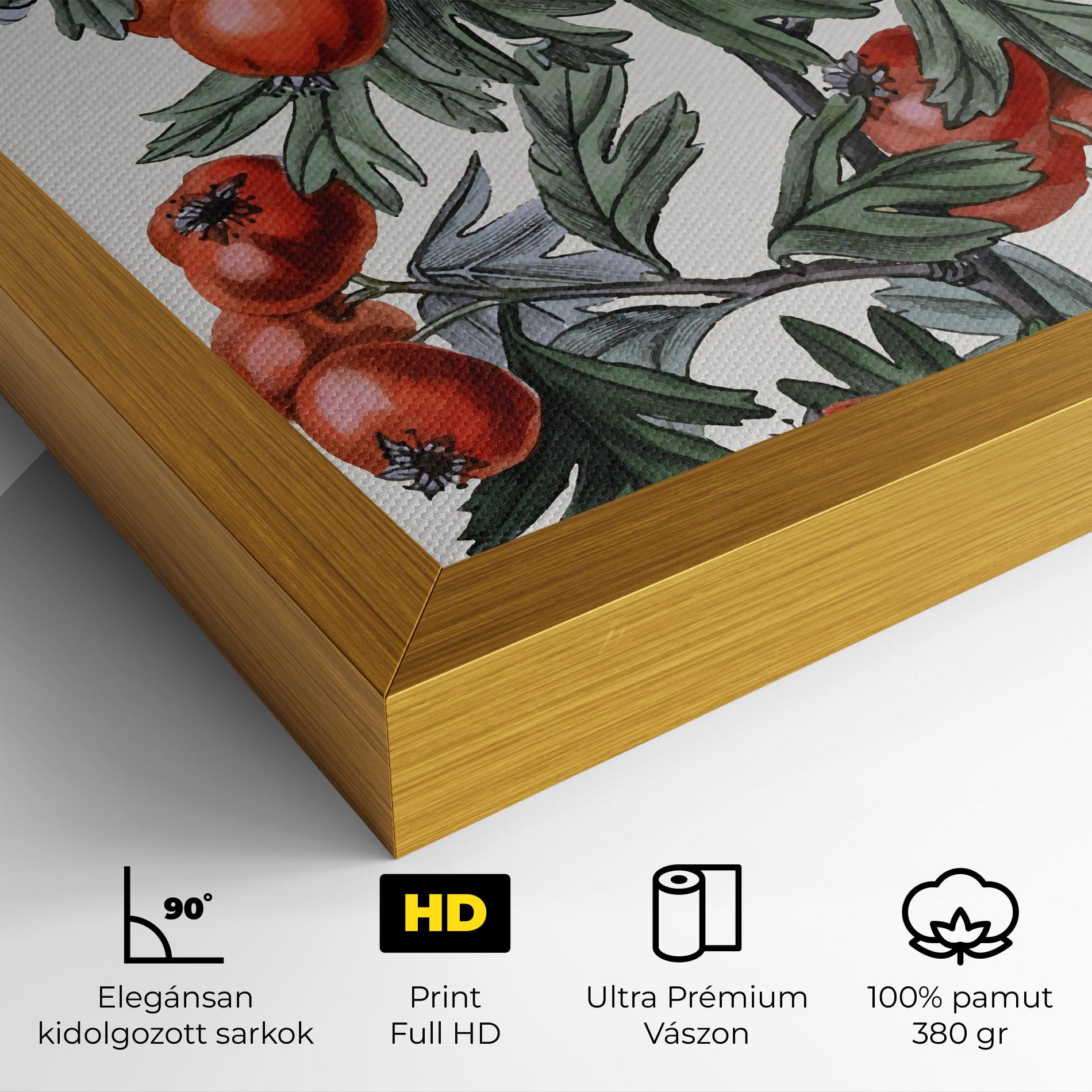 Vászonkép Cherry Drawing mockup 4