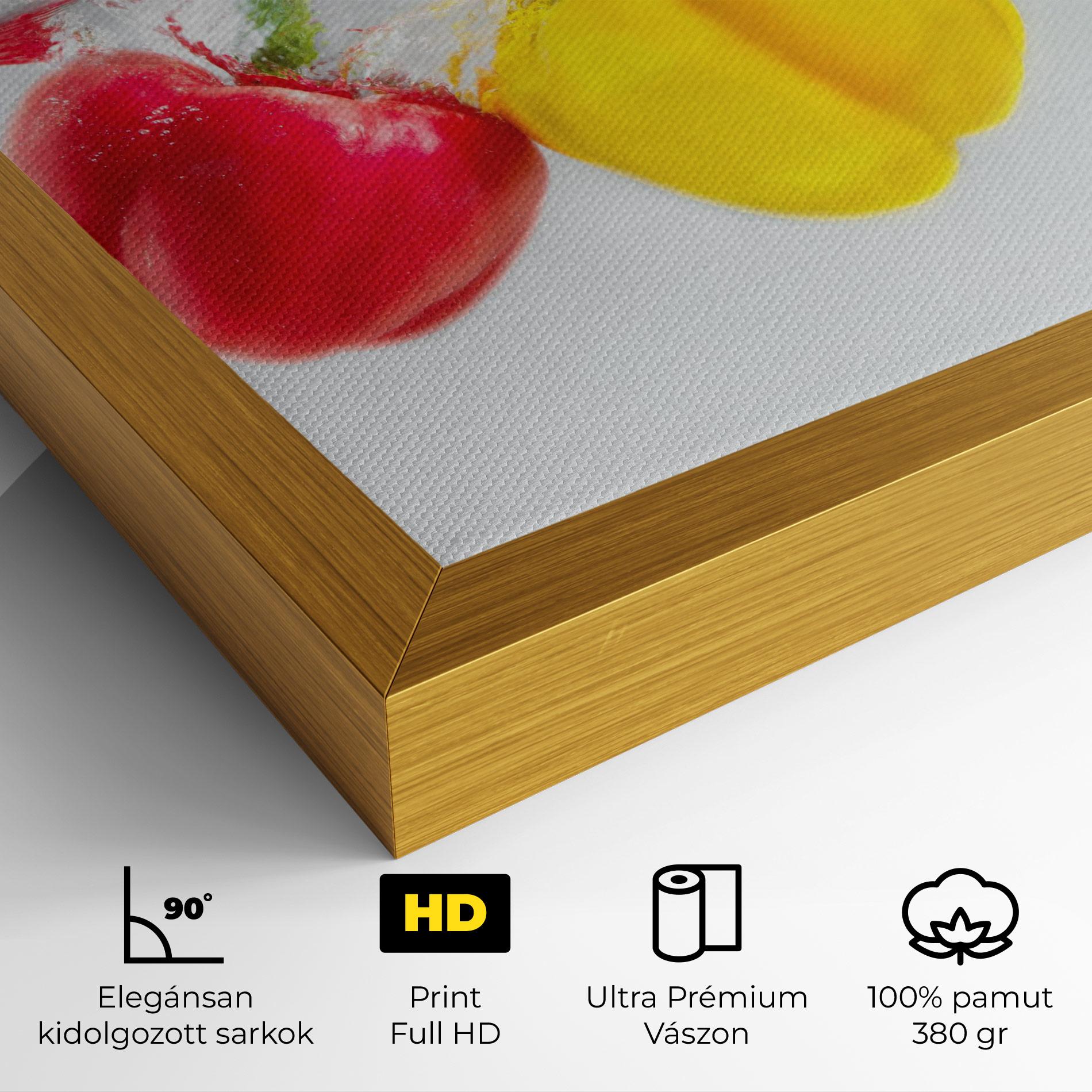 Vászonkép Colorful Bellpepper mockup 4