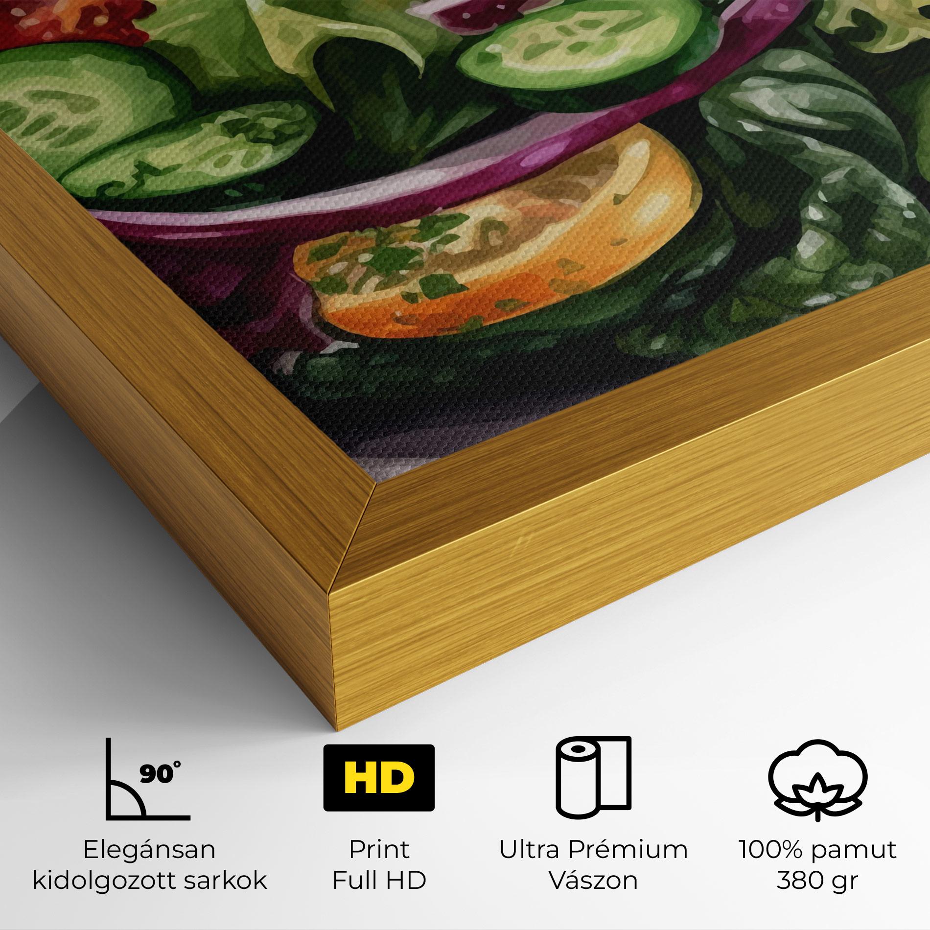 Vászonkép Cucumber Salad mockup 4