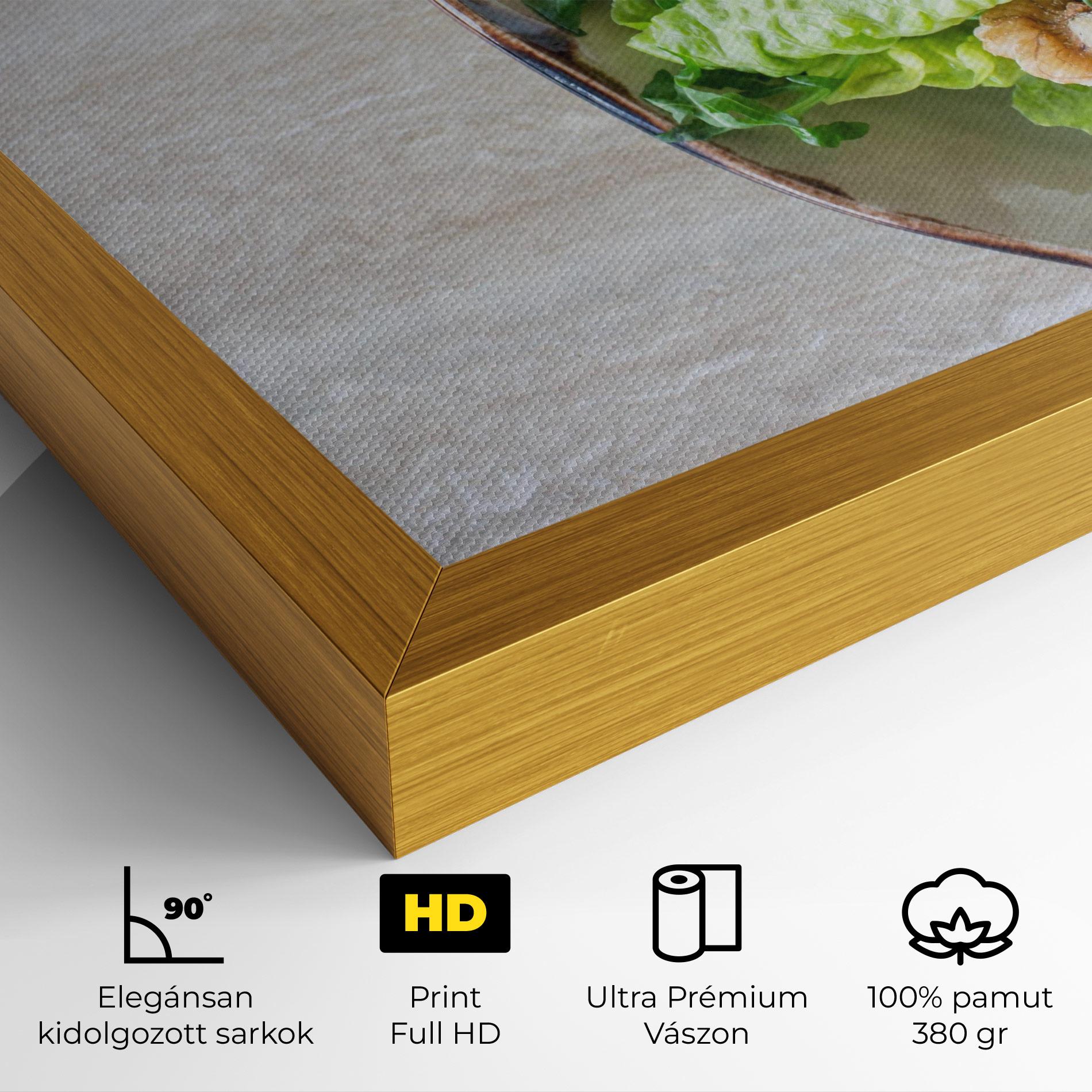 Vászonkép Delicious Salad mockup 4