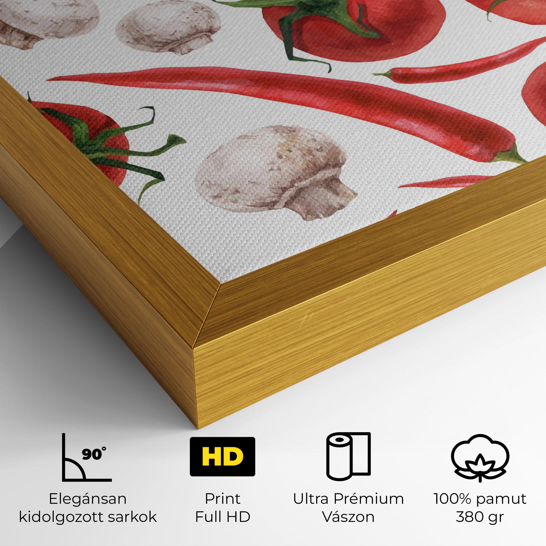 Vászonkép Floating Tomato mockup 4