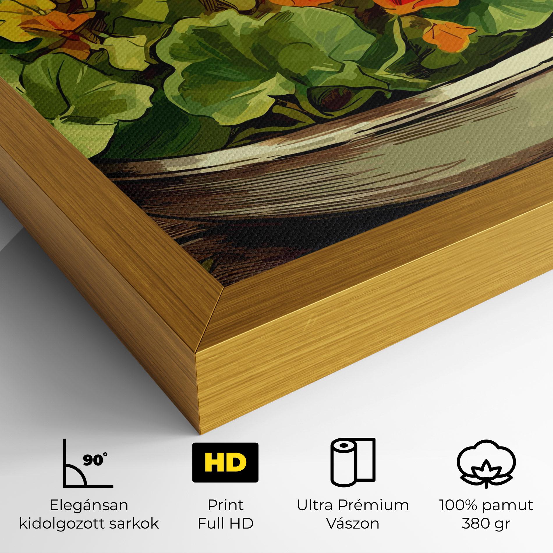 Vászonkép Flower Food mockup 4