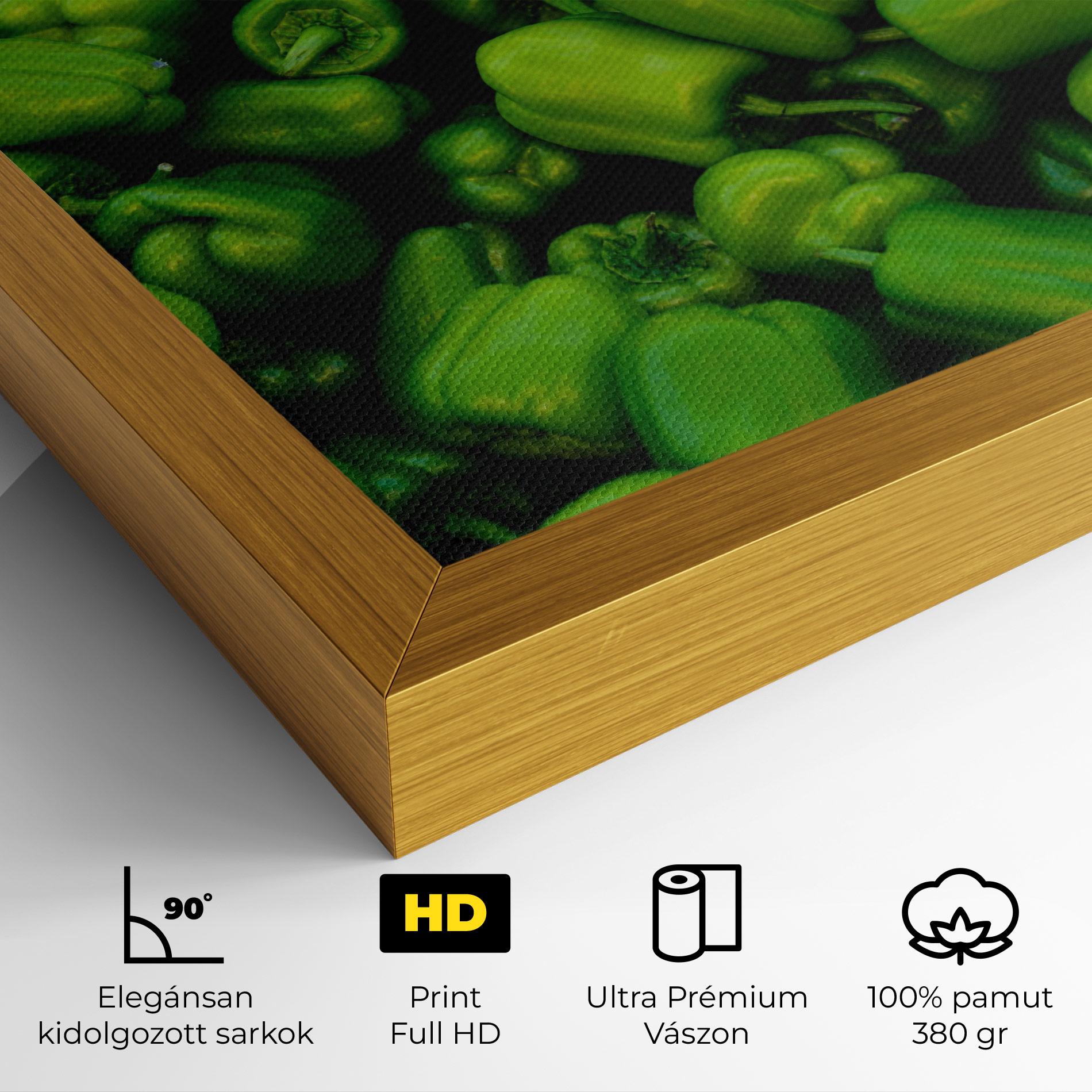 Vászonkép Green Bellpepper mockup 4