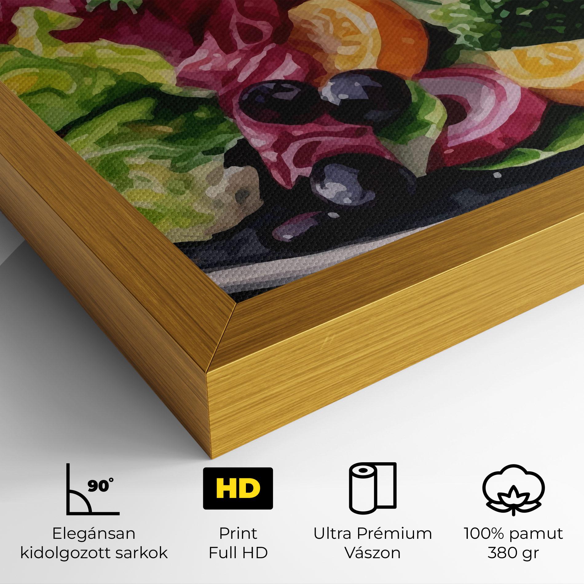 Vászonkép Healthy Tomato Food mockup 4