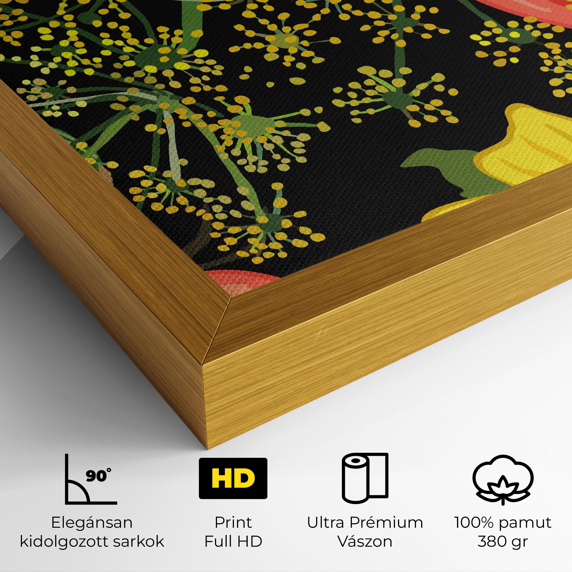 Vászonkép Heart Tomato mockup 4