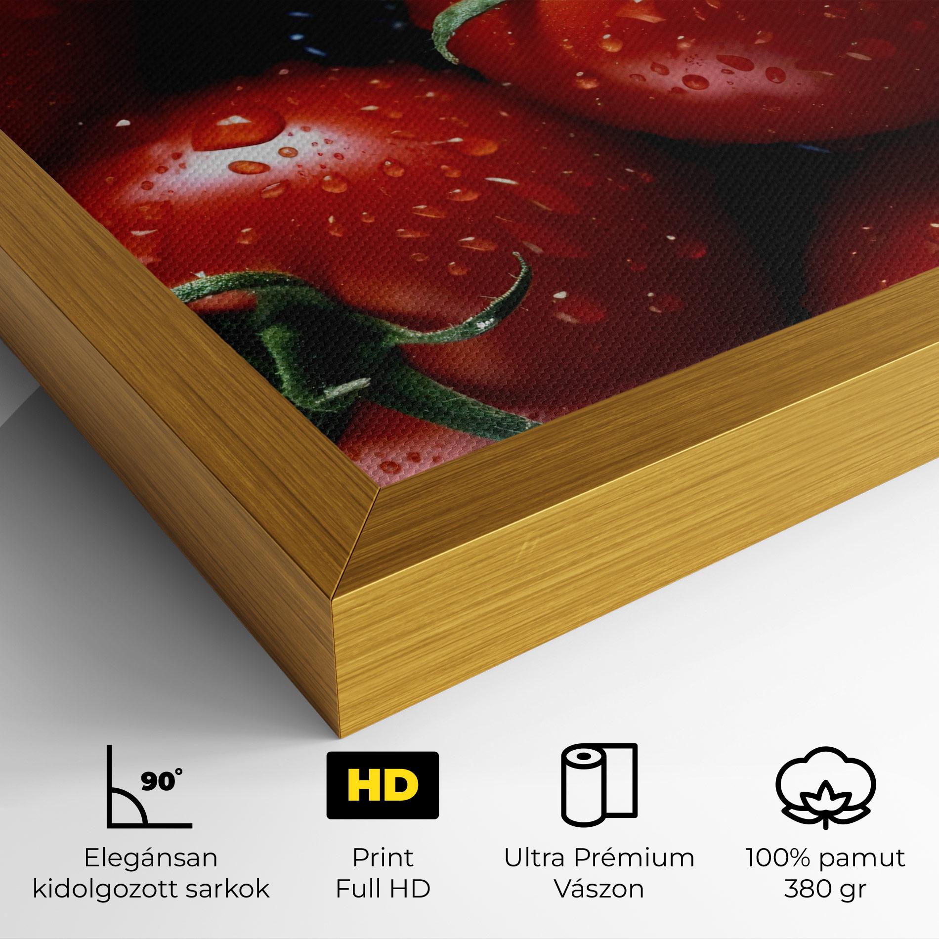 Vászonkép Red Wet Tomato mockup 4