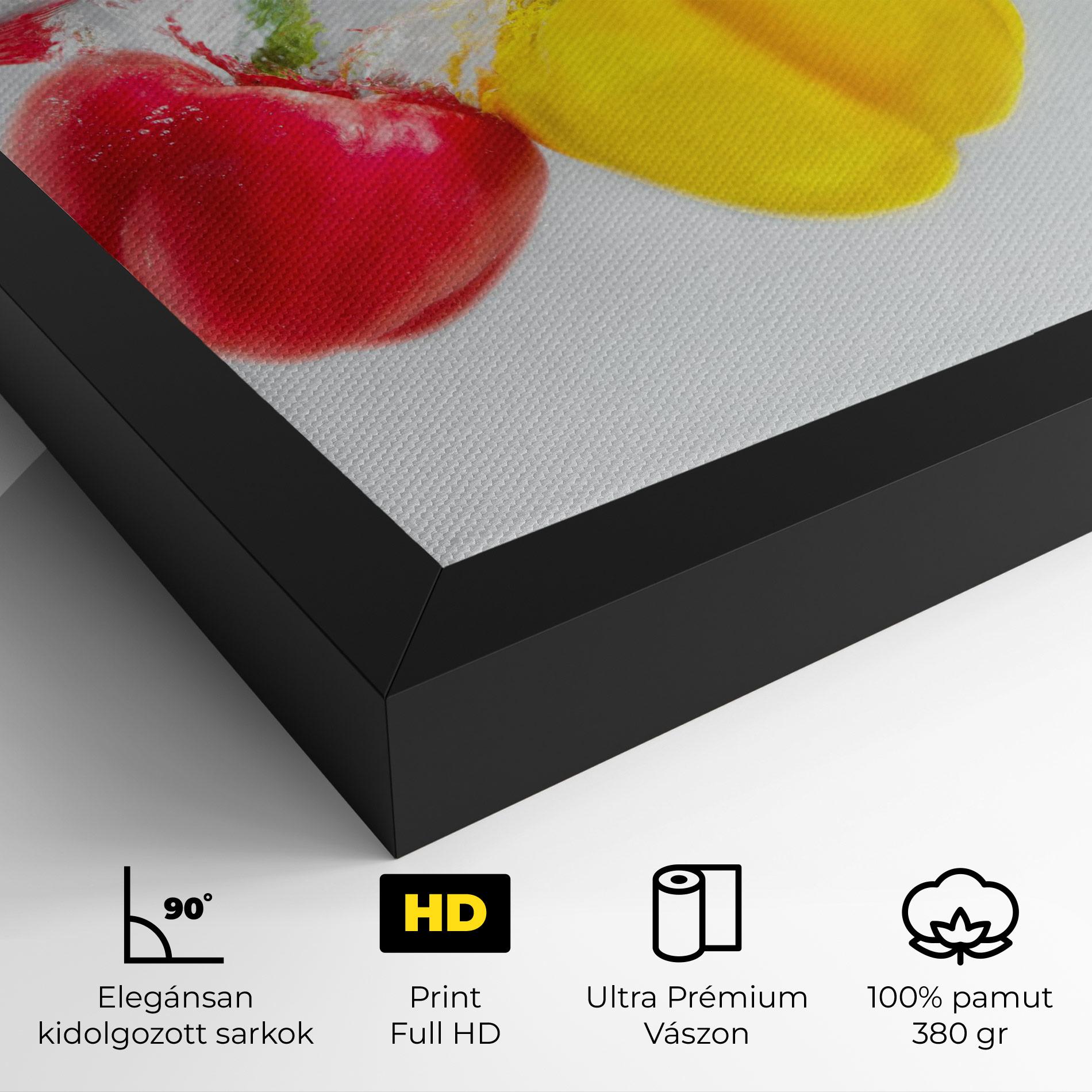 Vászonkép Colorful Bellpepper mockup 4