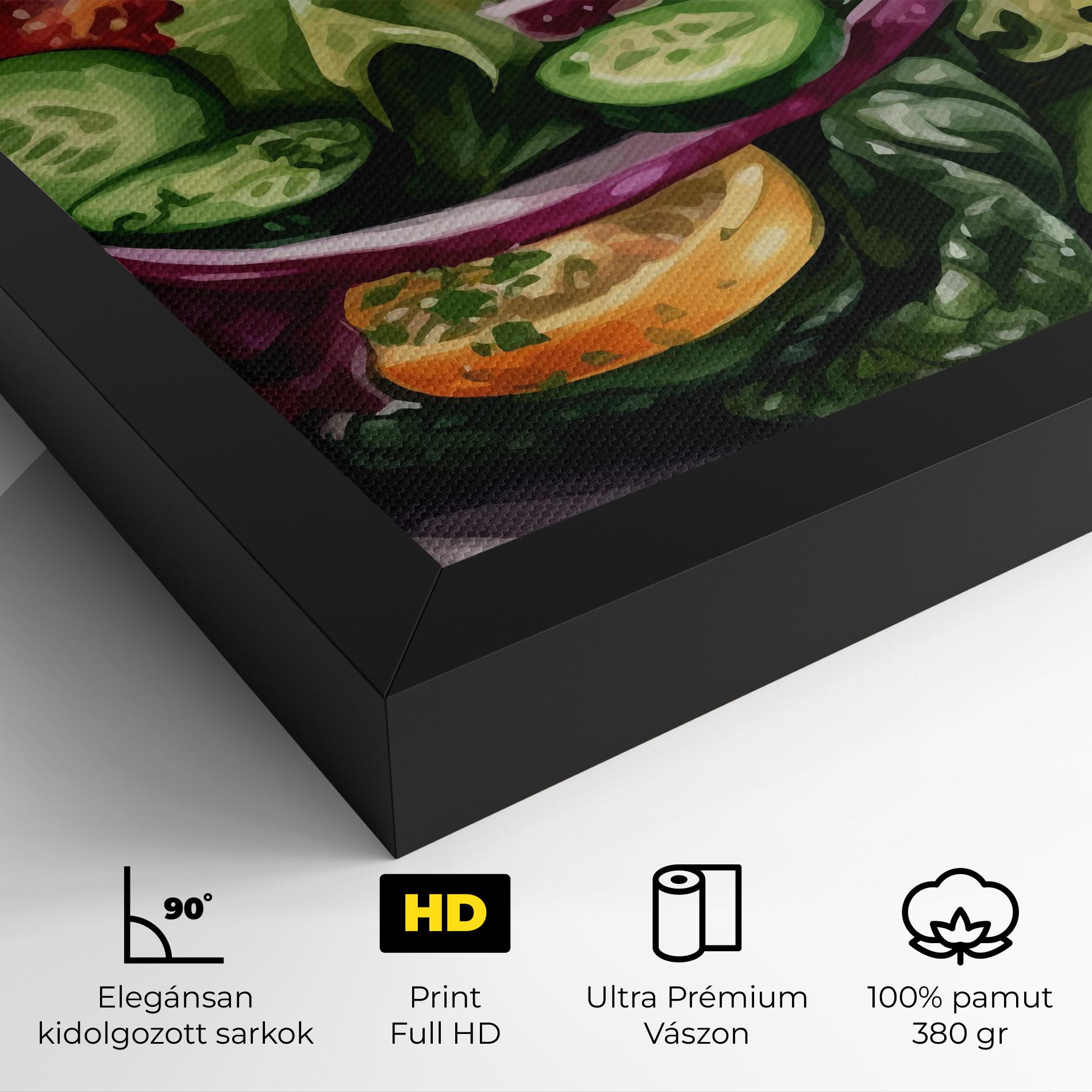 Vászonkép Cucumber Salad mockup 4