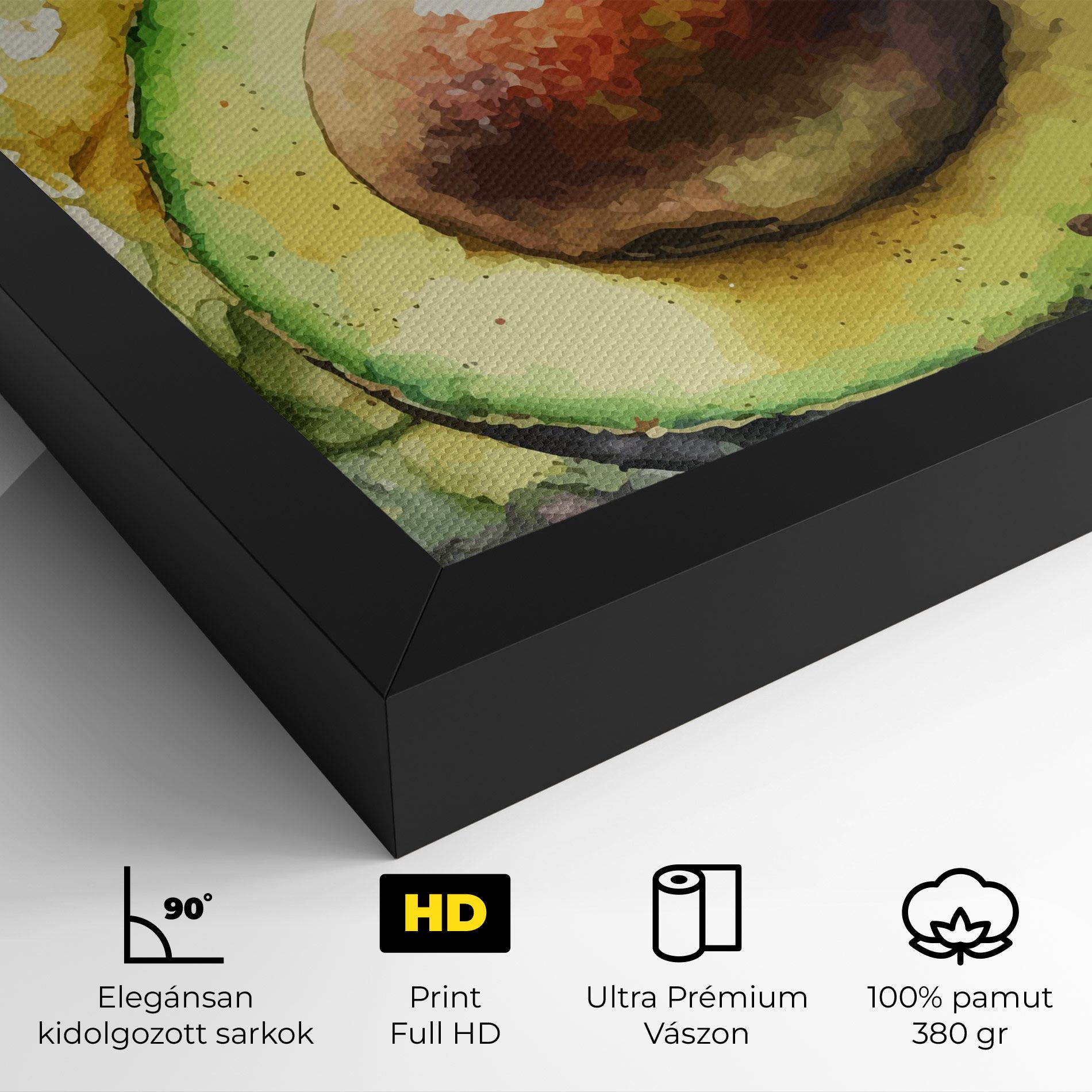 Green Avocado Art mockup 4