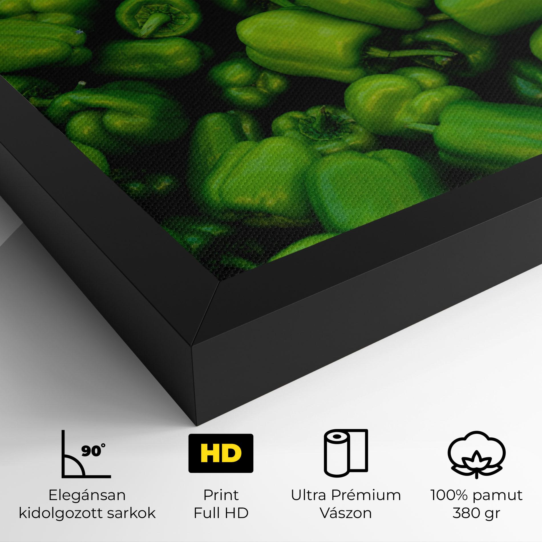 Vászonkép Green Bellpepper mockup 4