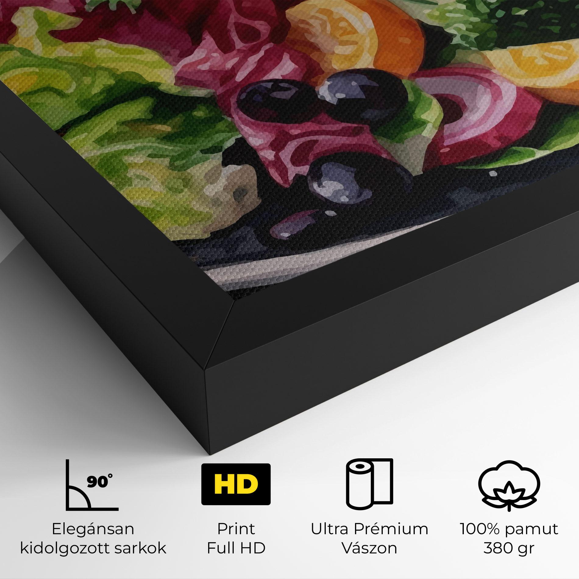 Vászonkép Healthy Tomato Food mockup 4