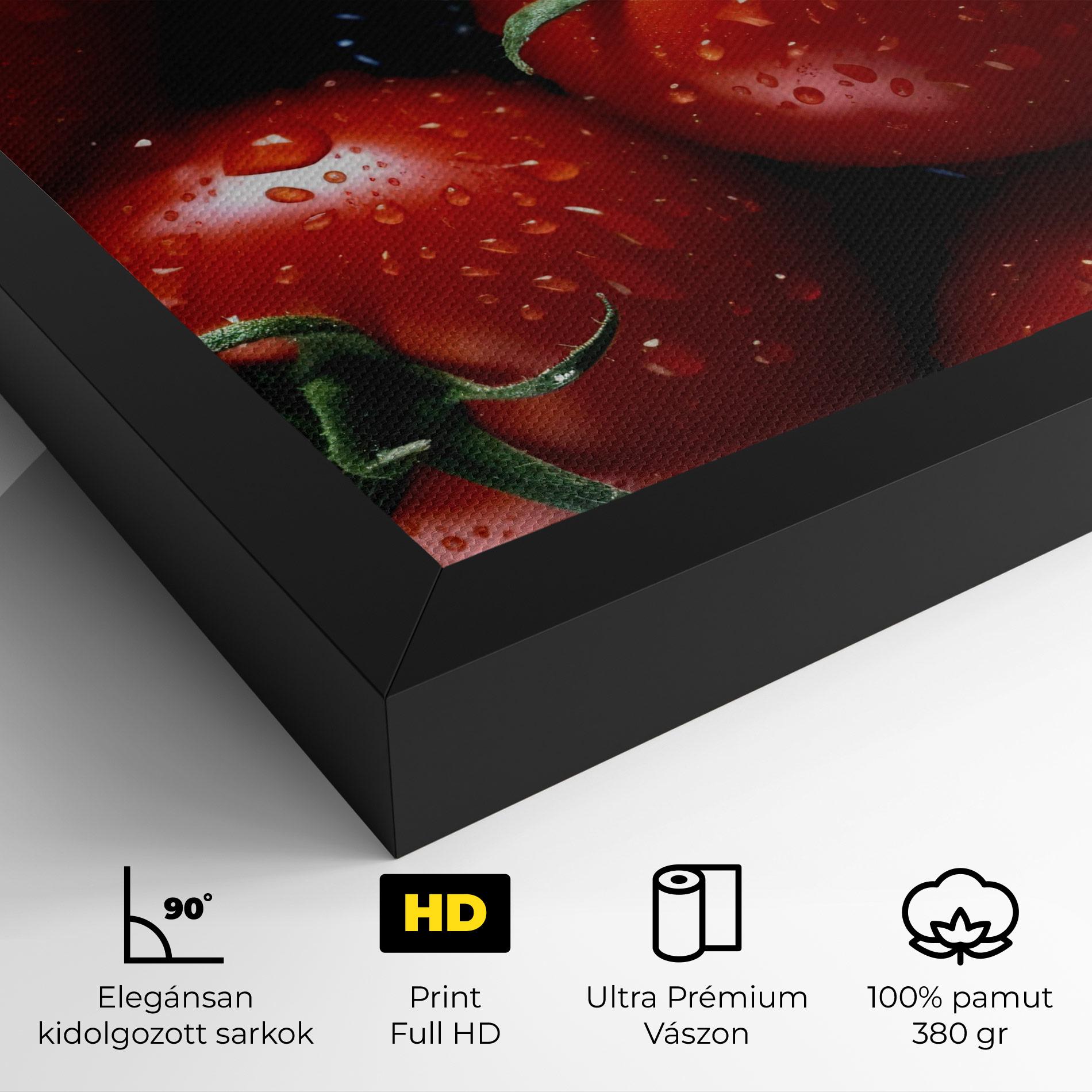 Vászonkép Red Wet Tomato mockup 4