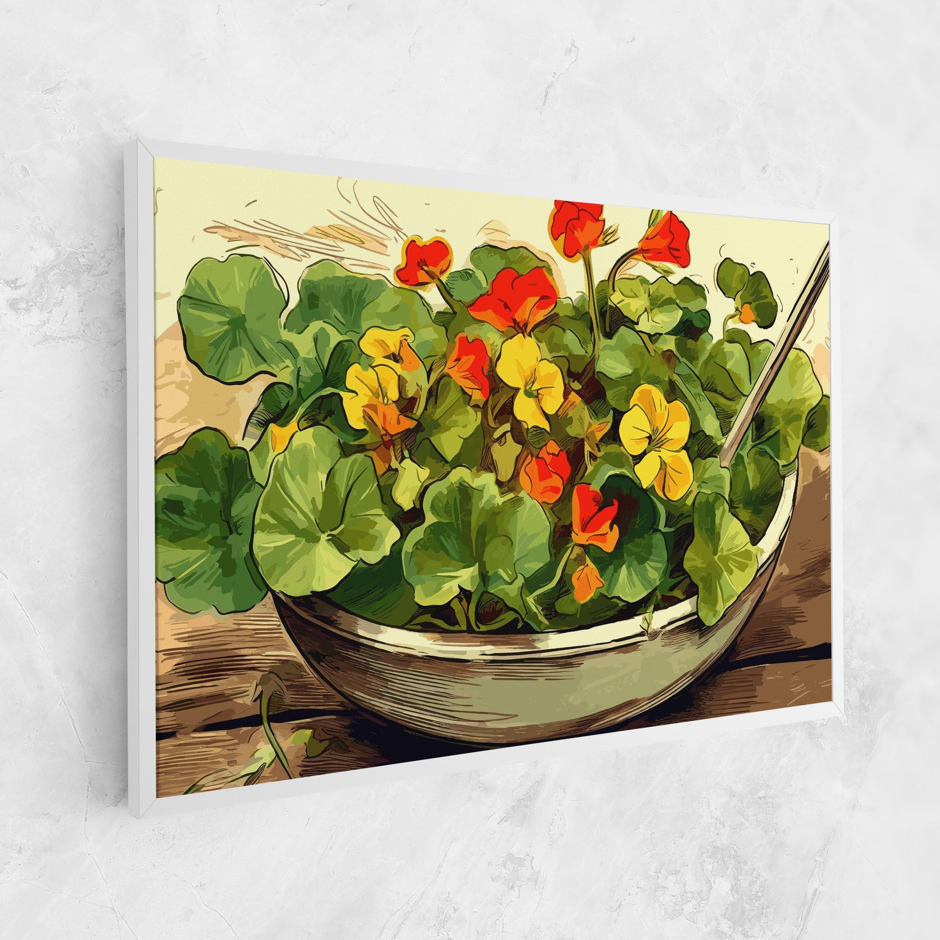 Vászonkép Flower Food mockup 1